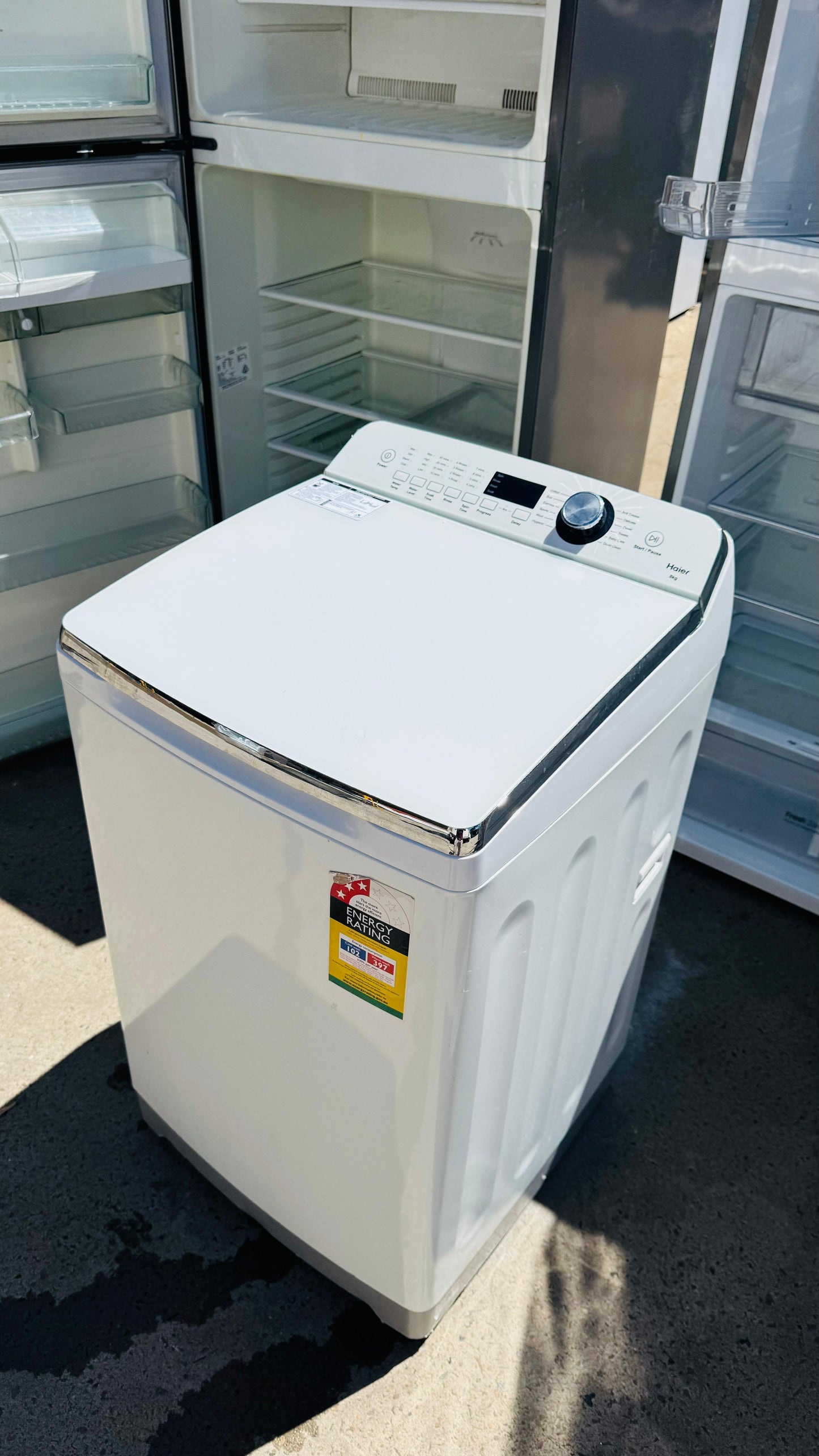 HAIER 8KGS TOP LOADER WASHING MACHINE