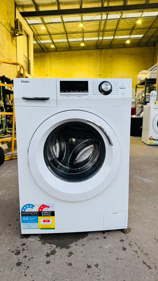 HAIER 7.5KGS FRONT LOADER WASHING MACHINE
