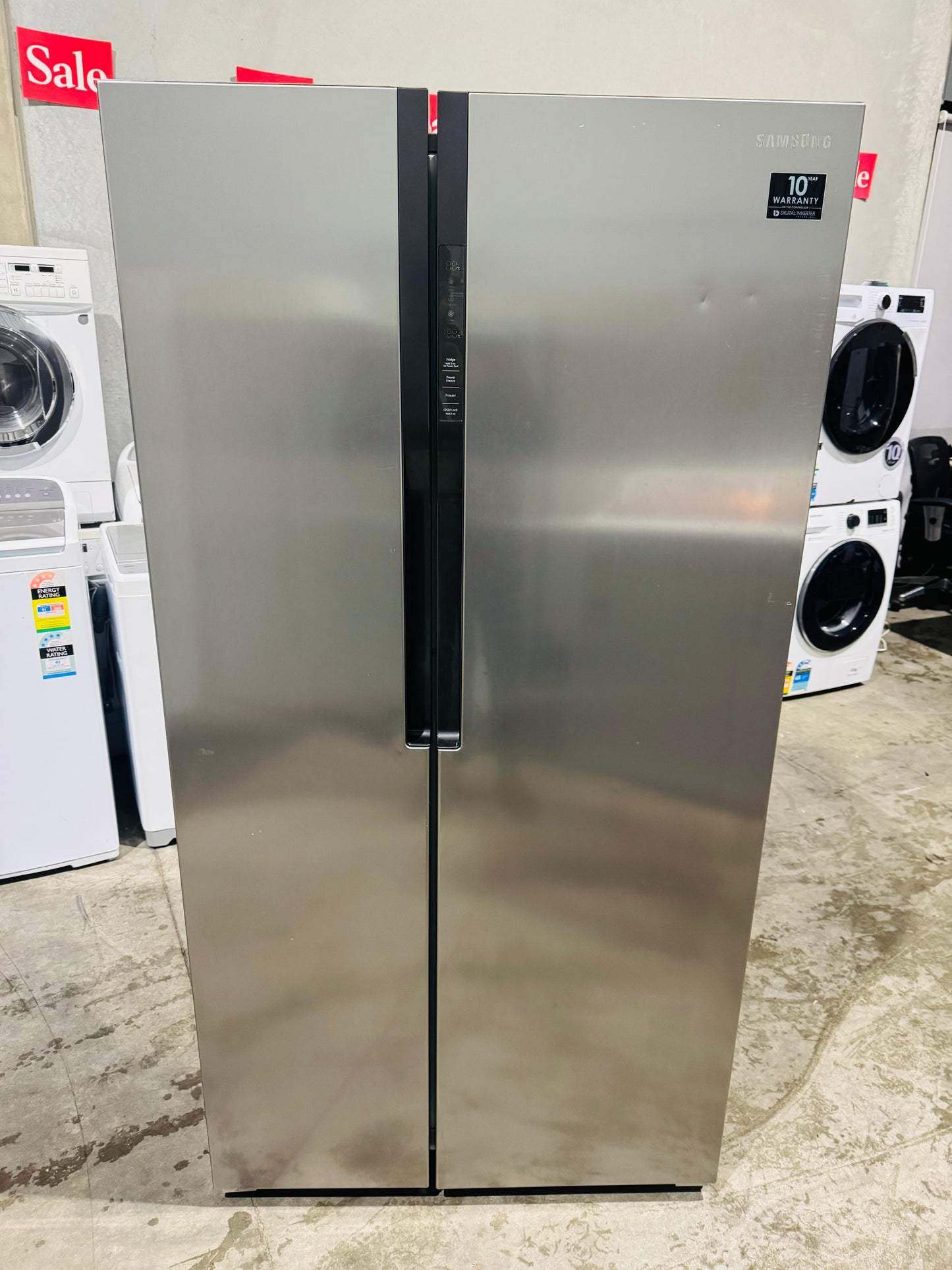 SAMSUNG SIDE BY SIDE DOOR 584 LITRES FRIDGE FREEZER