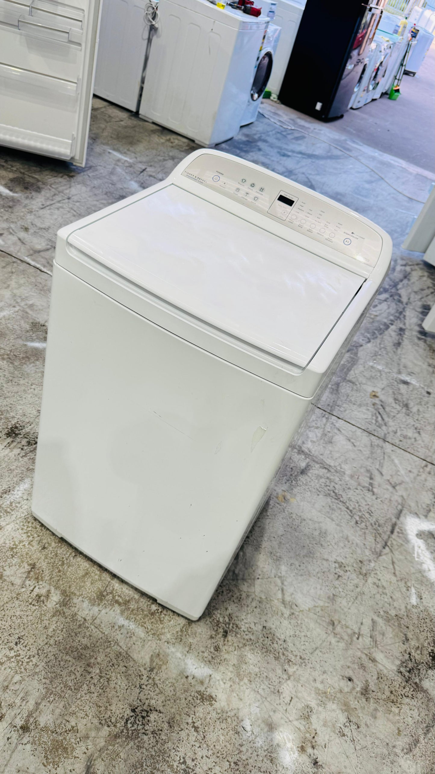 FISHER AND PAYKEL 8.5KGS TOP LOADER WASHING MACHINE