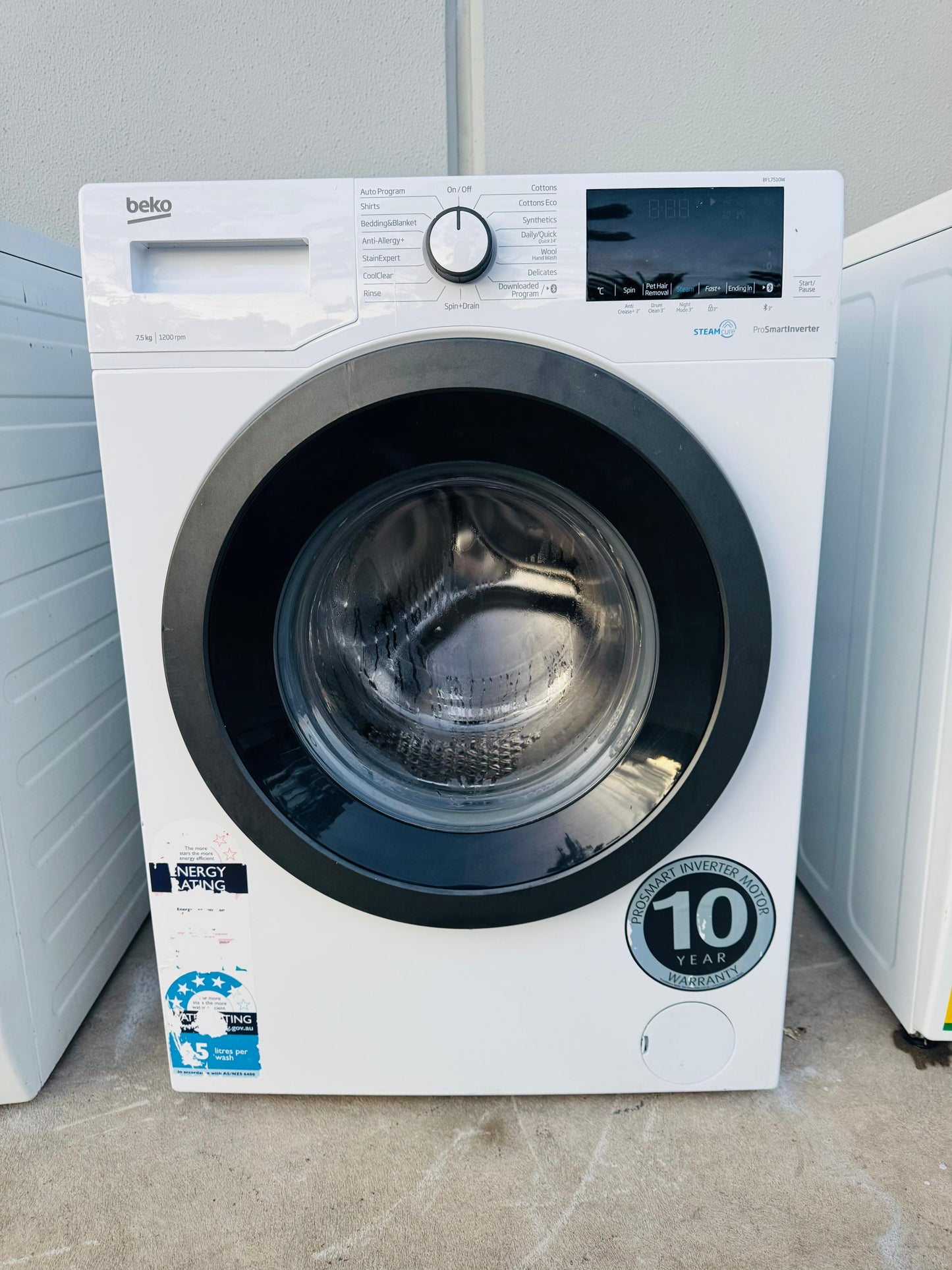 BEKO 7.5 KGS FRONT LOADER WASHING MACHINE