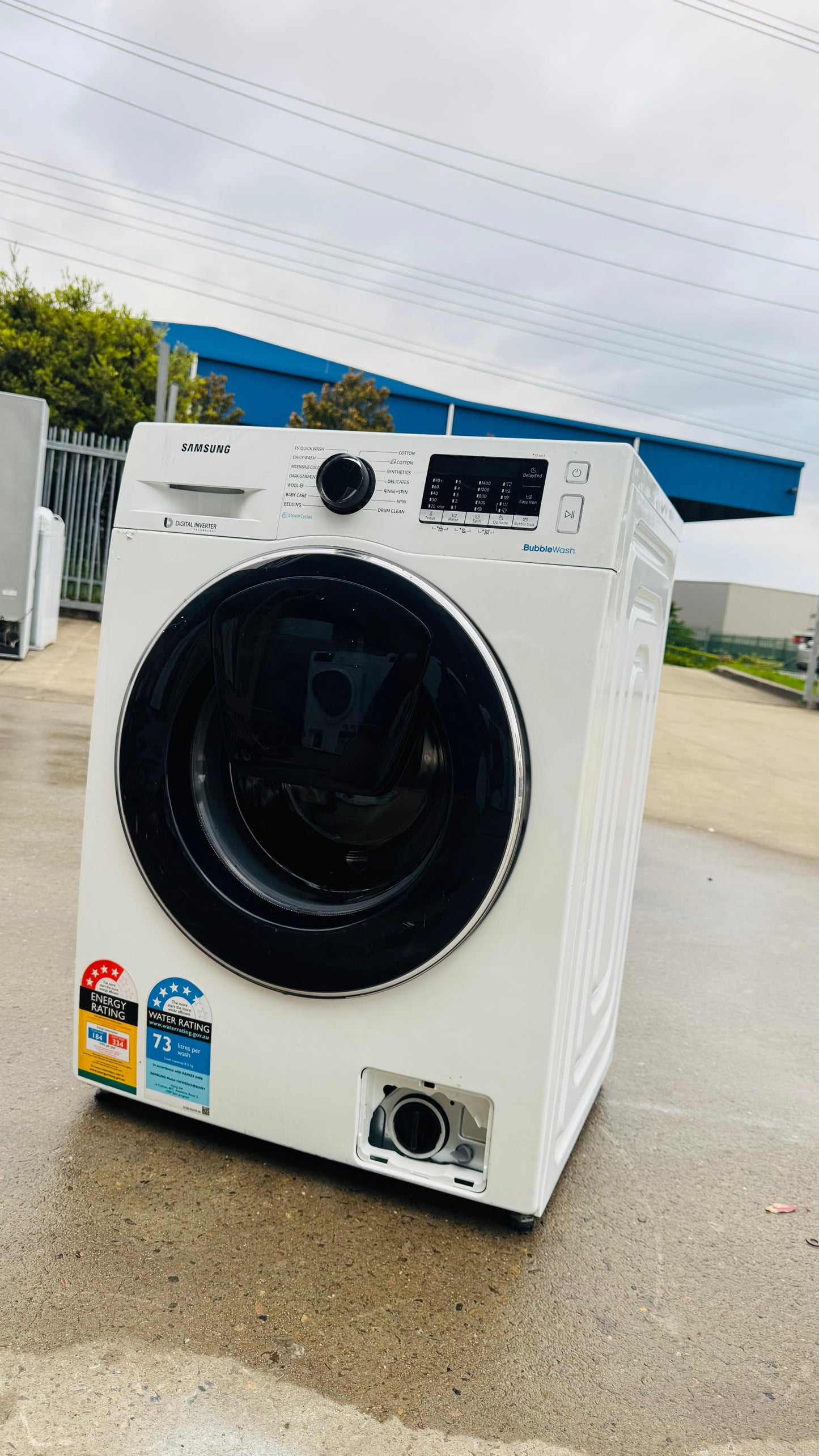 SAMSUNG 8.5KGS FRONT LOADER WASHING MACHINE