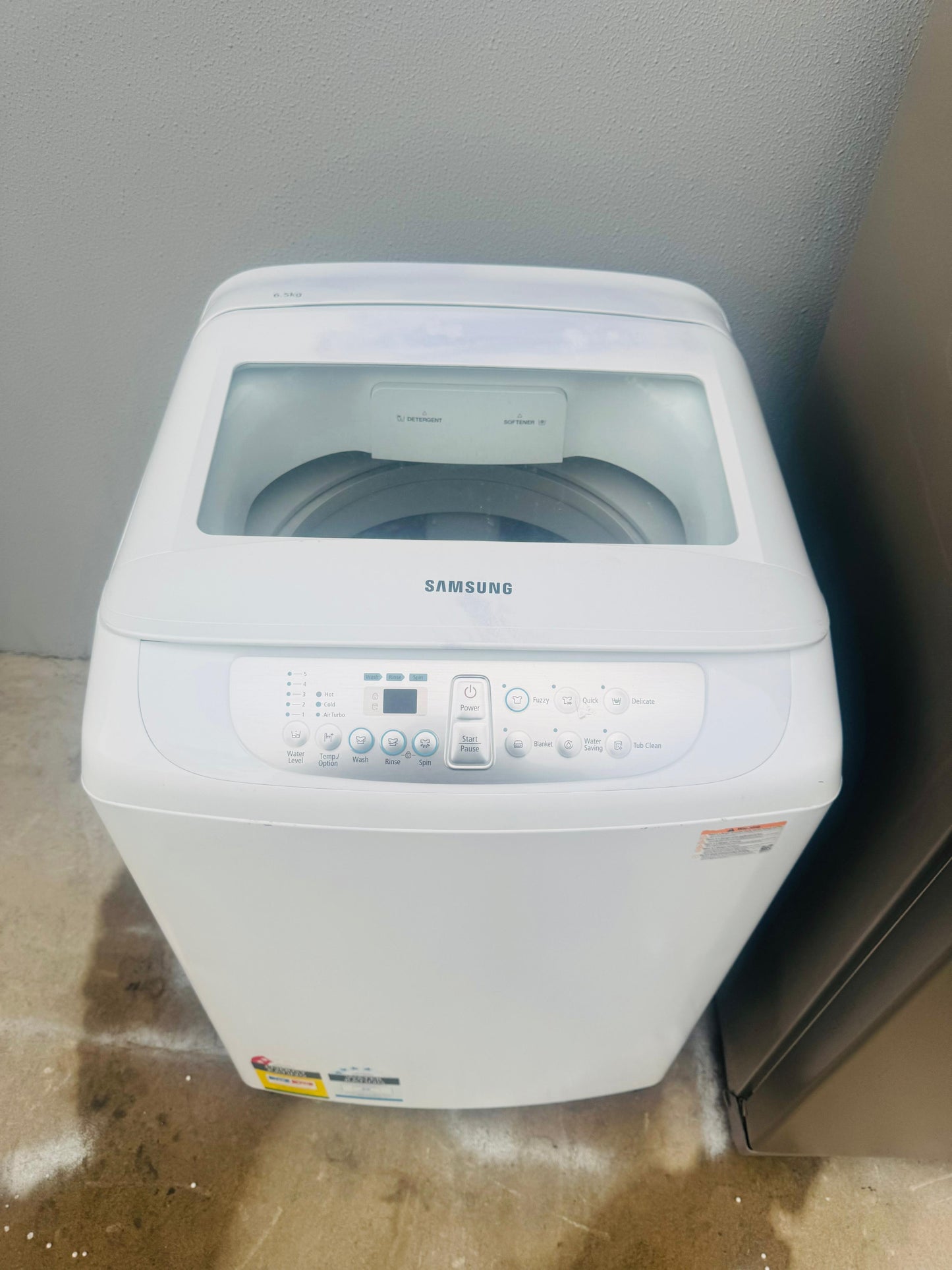 SAMSUNG 6.5 KGS TOP LOADER WASHING MACHINE