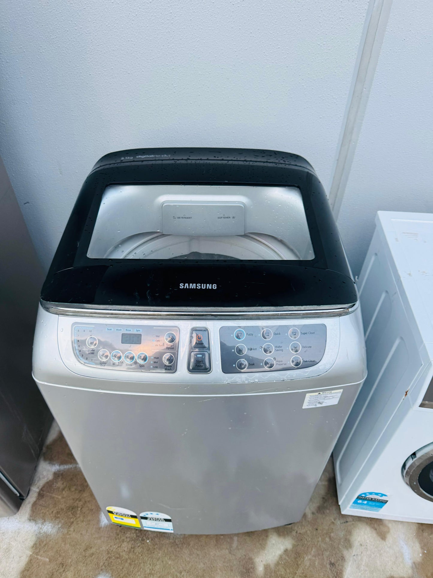SAMSUNG 8.5KGS TOP LOADER WASHING MACHINE
