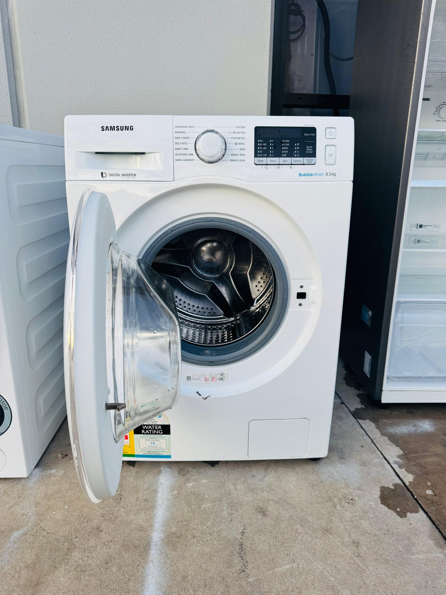 SAMSUNG 8.5 KGS FRONT LOADER WASHING MACHINE