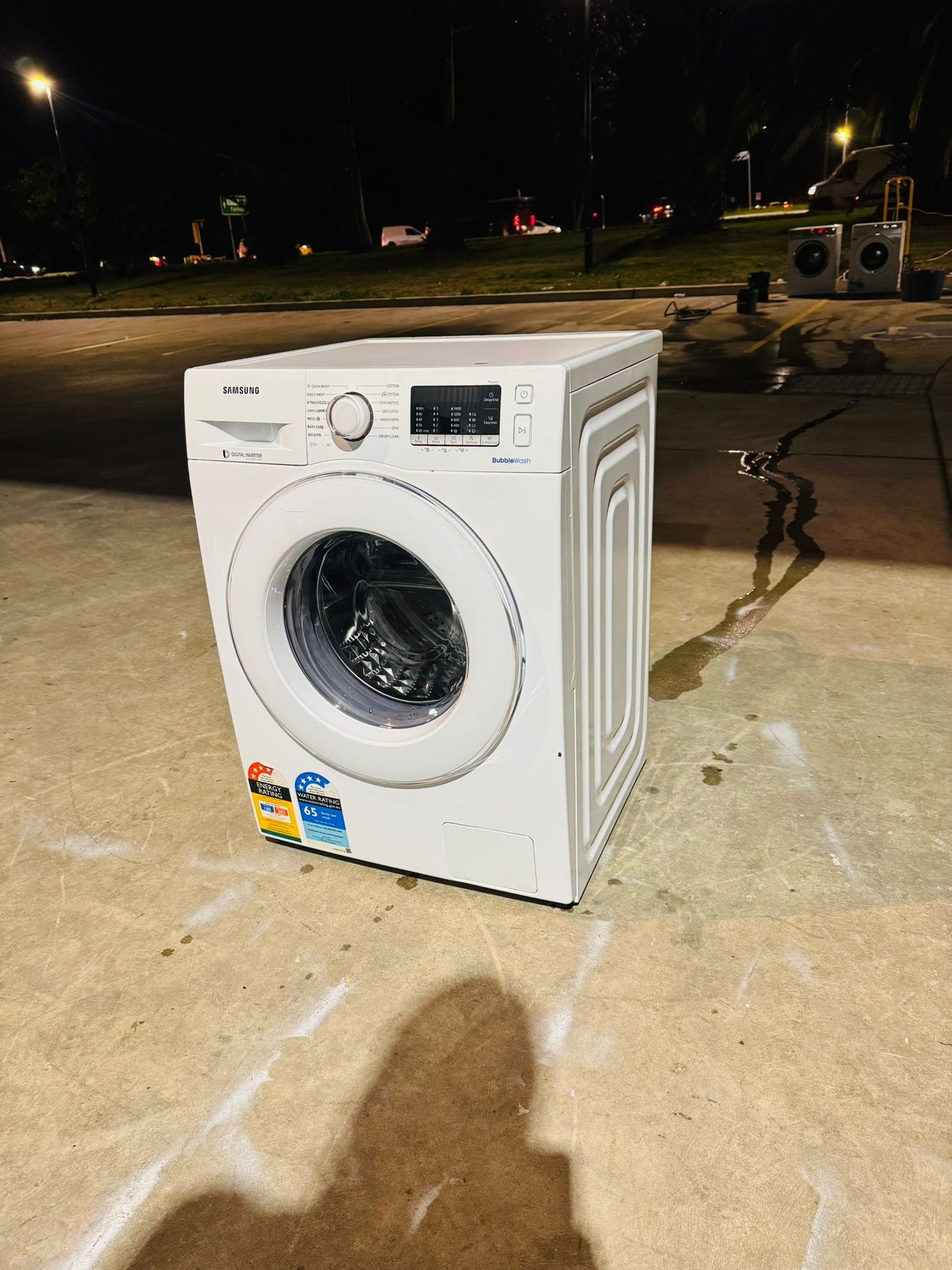 SAMSUNG 7.5 KGS FRONT LOADER WASHING MACHINE