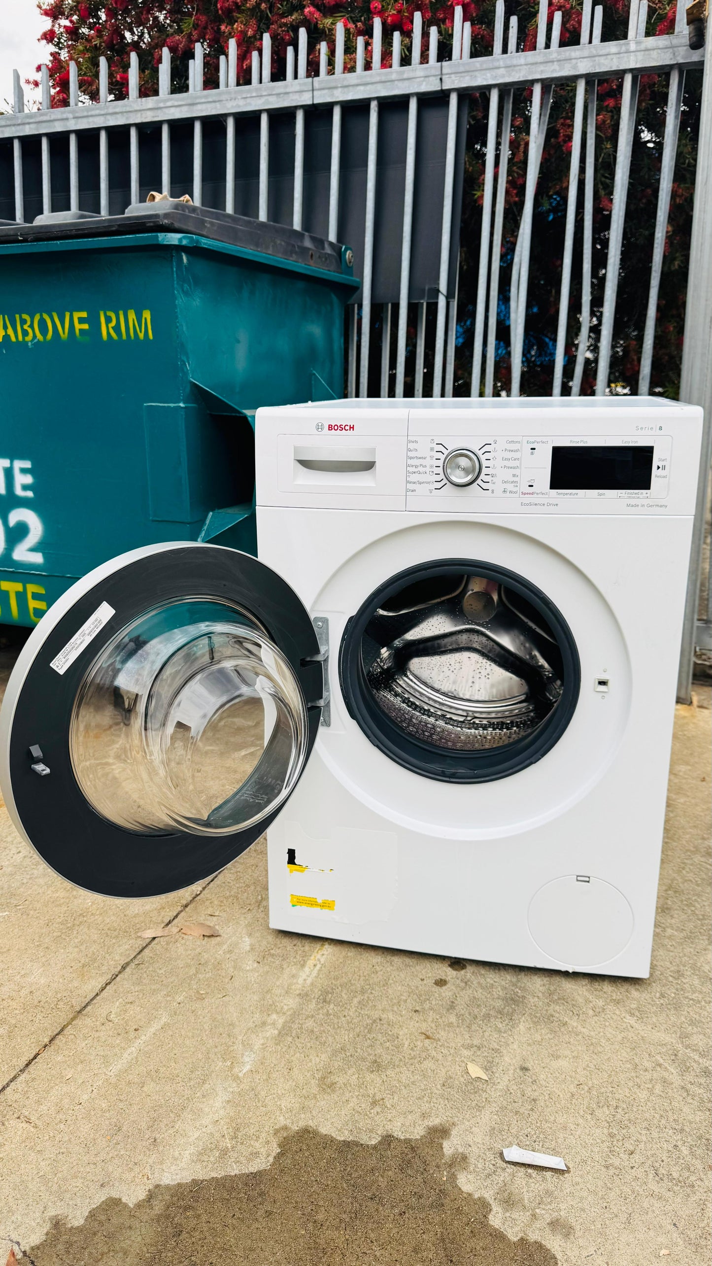 BOSCH 8KGS FRONT LOADER WASHING MACHINE SERIES8