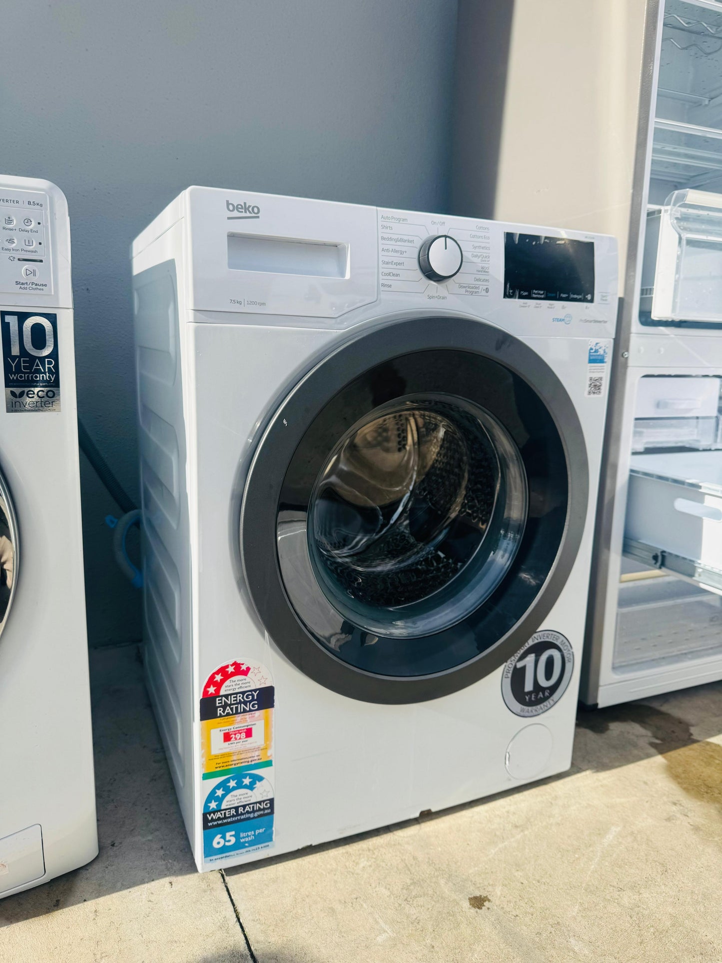 BEKO 7.5 KGS FRONT LOADER WASHING MACHINE