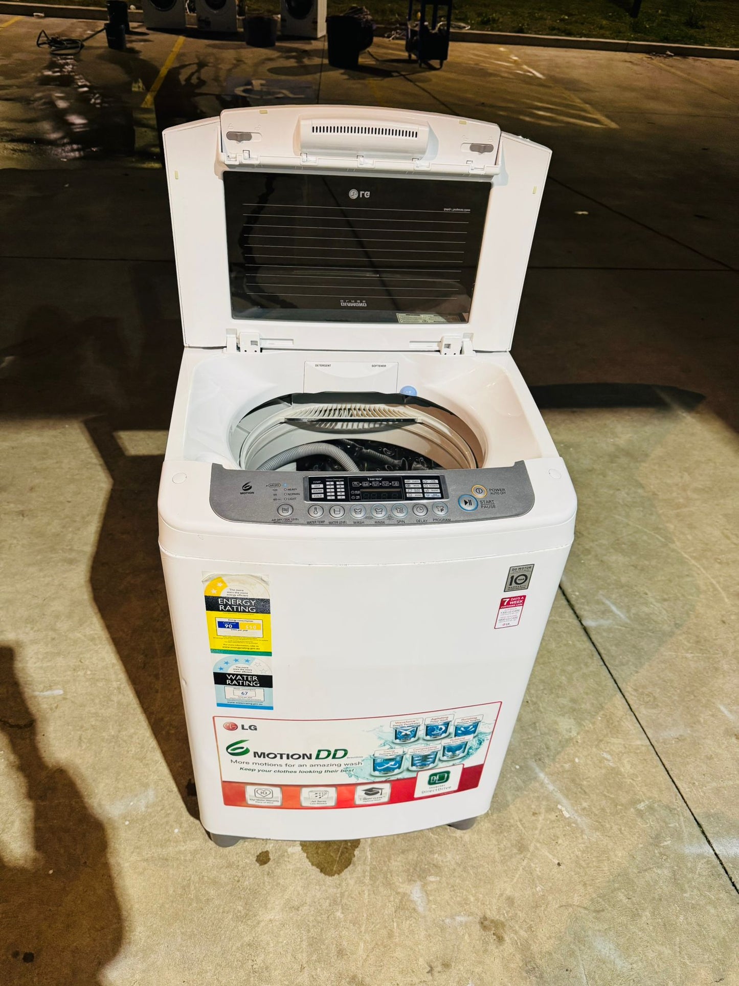 LG 6.5 KGS TOP LOADER WASHING MACHINE