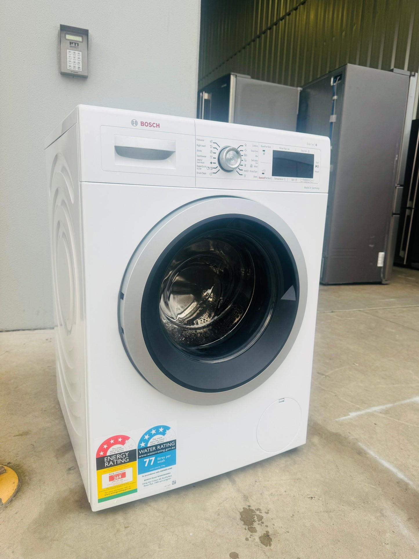 BOSCH 9KGS FRONT LOADER WASHING MACHINE