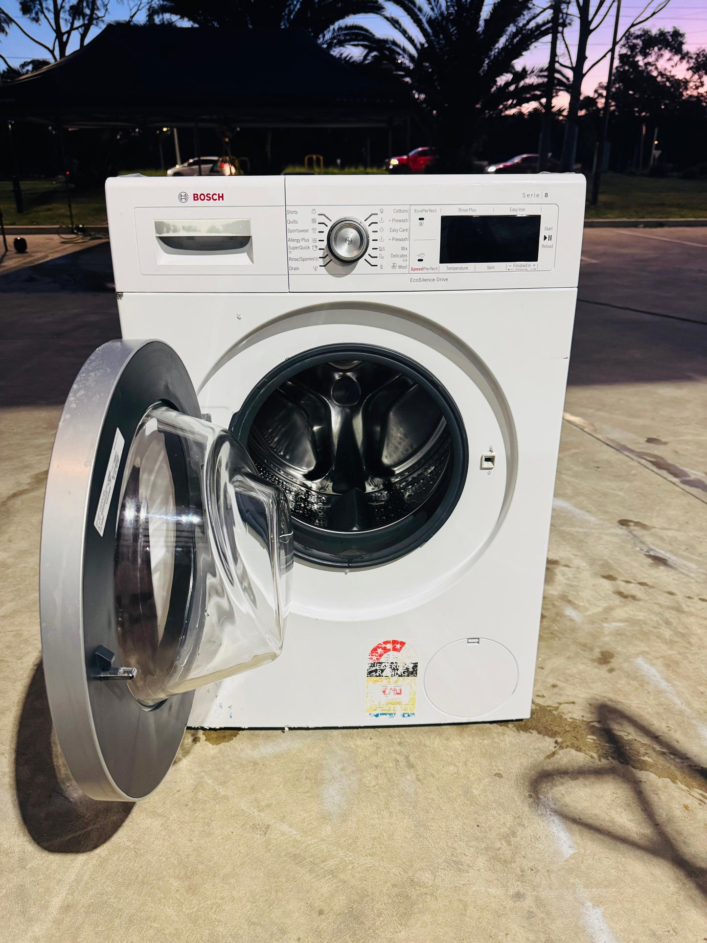 BOSCH 8KGS FRONT LOADER WASHING MACHINE