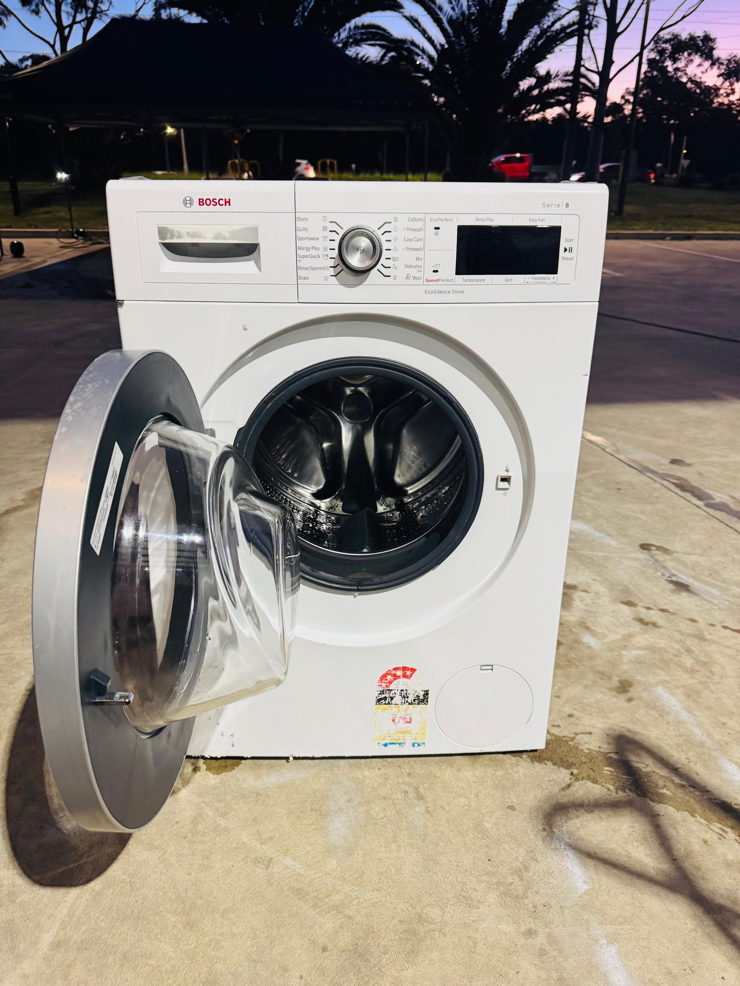 BOSCH 8KGS FRONT LOADER WASHING MACHINE