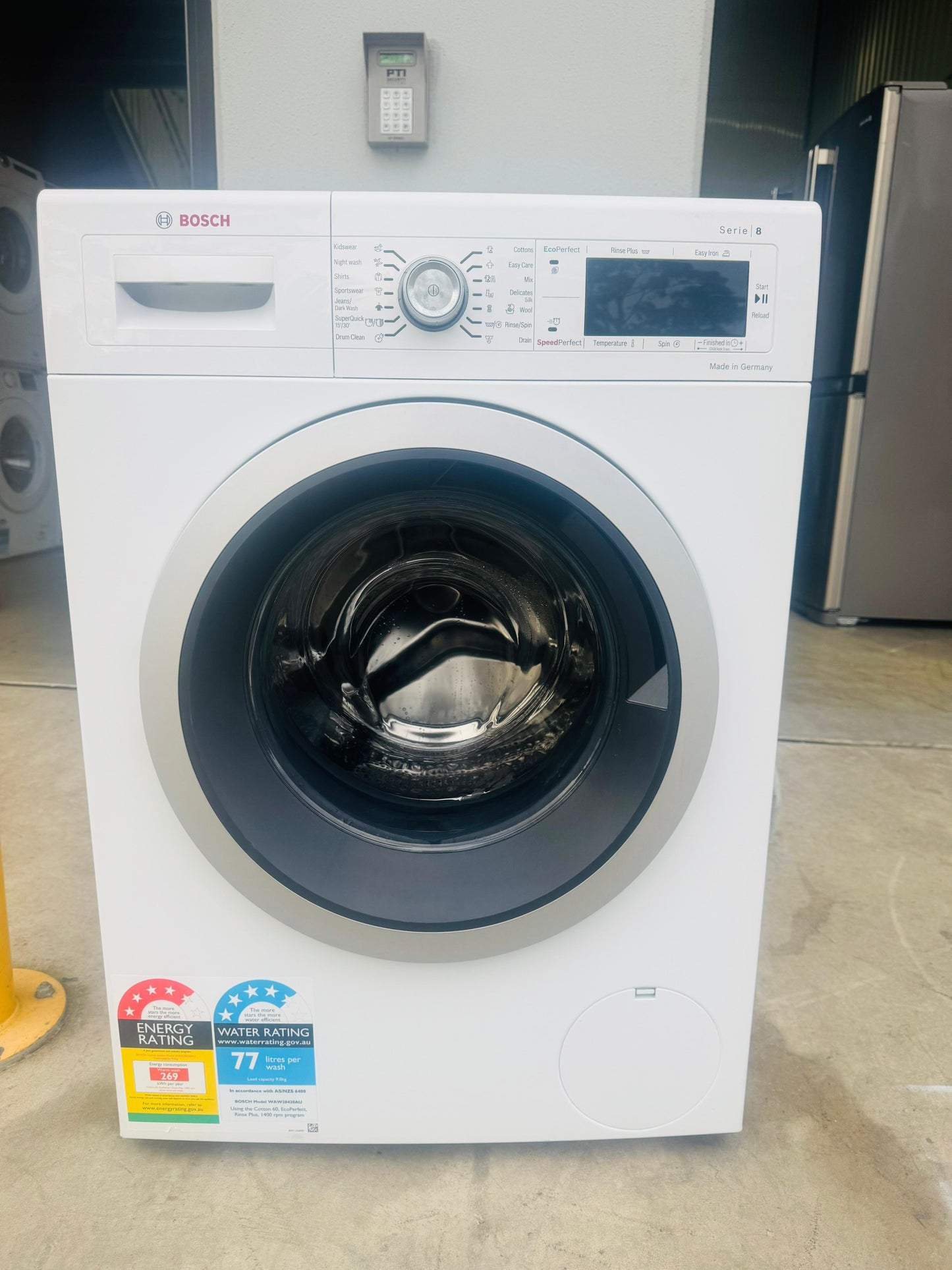 BOSCH 9KGS FRONT LOADER WASHING MACHINE