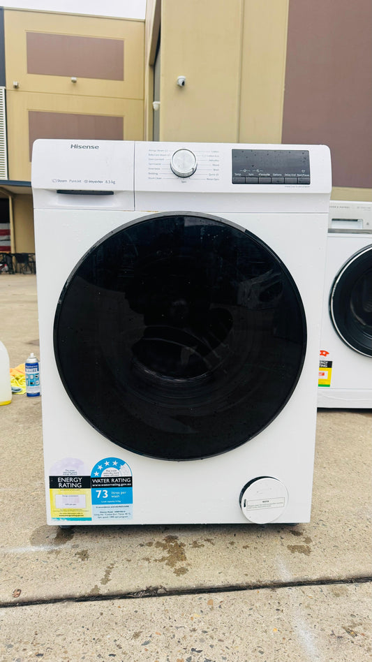 HISENSE 8.5KGS FRONT LOADER WASHING MACHINE