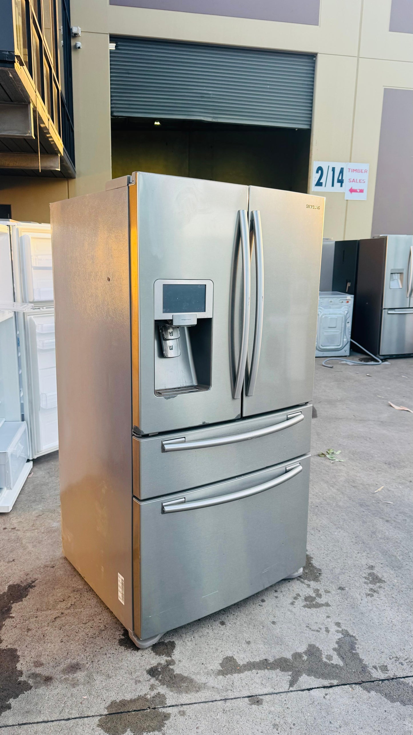 SAMSUNG FRENCH DOOR 801 FRIDGE FREEZER