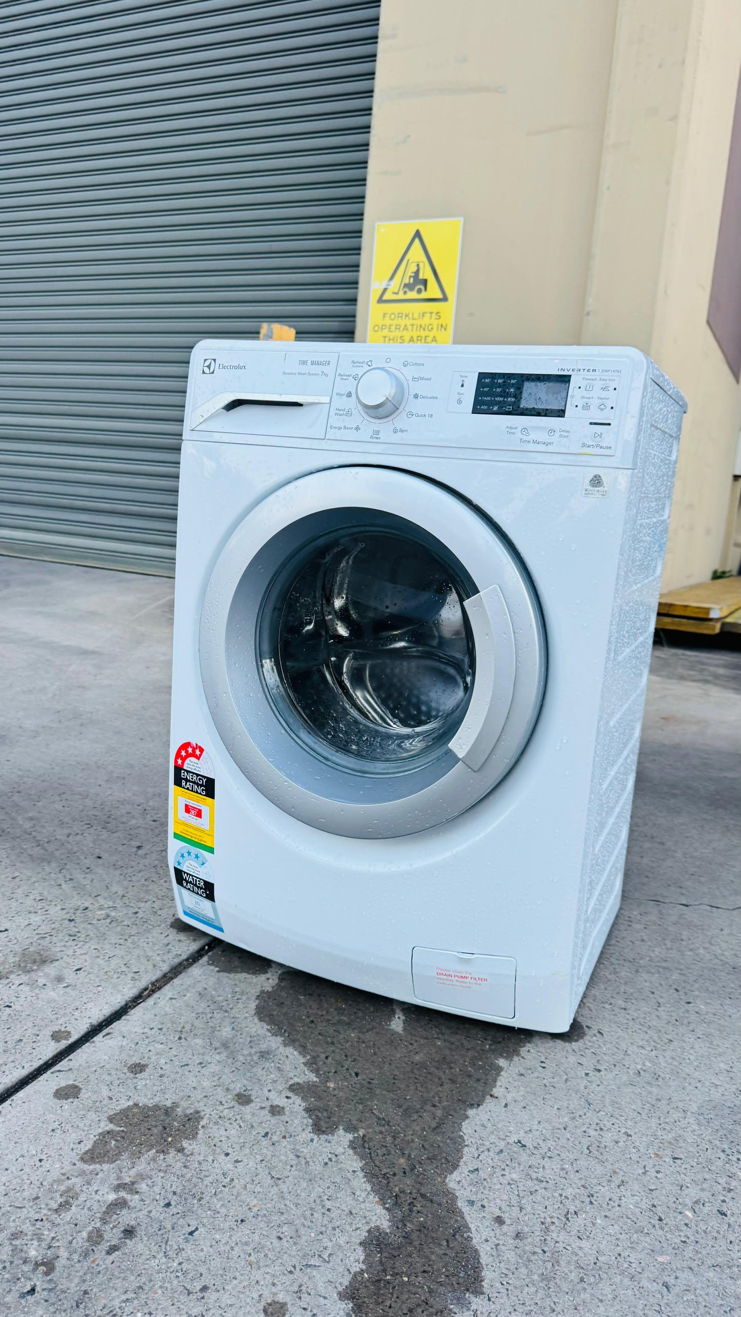 ELECTROLUX 7KGS FRONT LOADER WASHING MACHINE