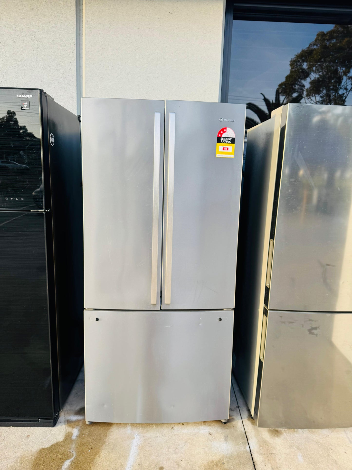 WESTING HOUSE FRENCH DOOR 524 LITRES FRIDGE FREEZER