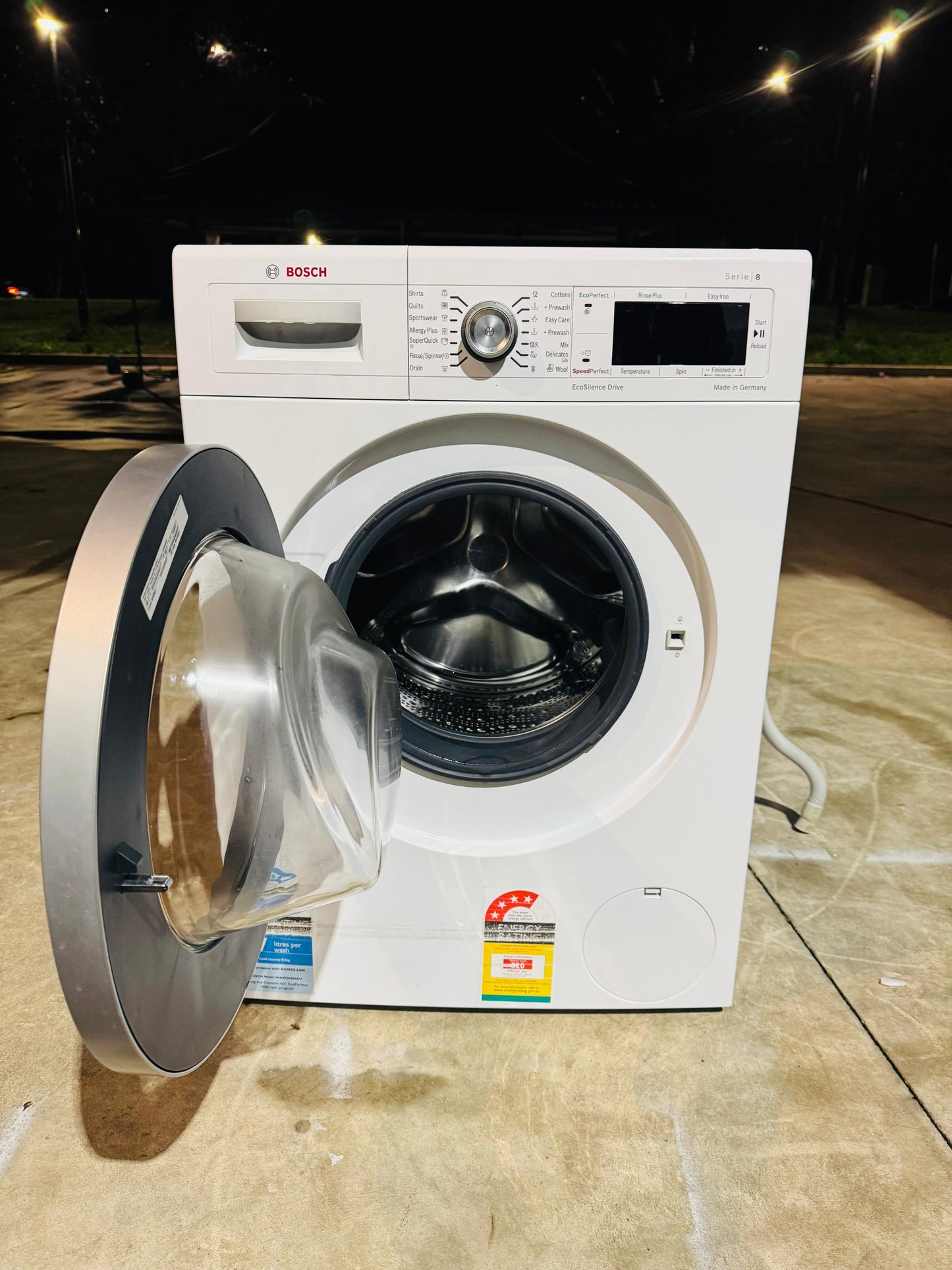 BOSCH SERIES 8. 8KGS FRONT LOADER WASHING MACHINE