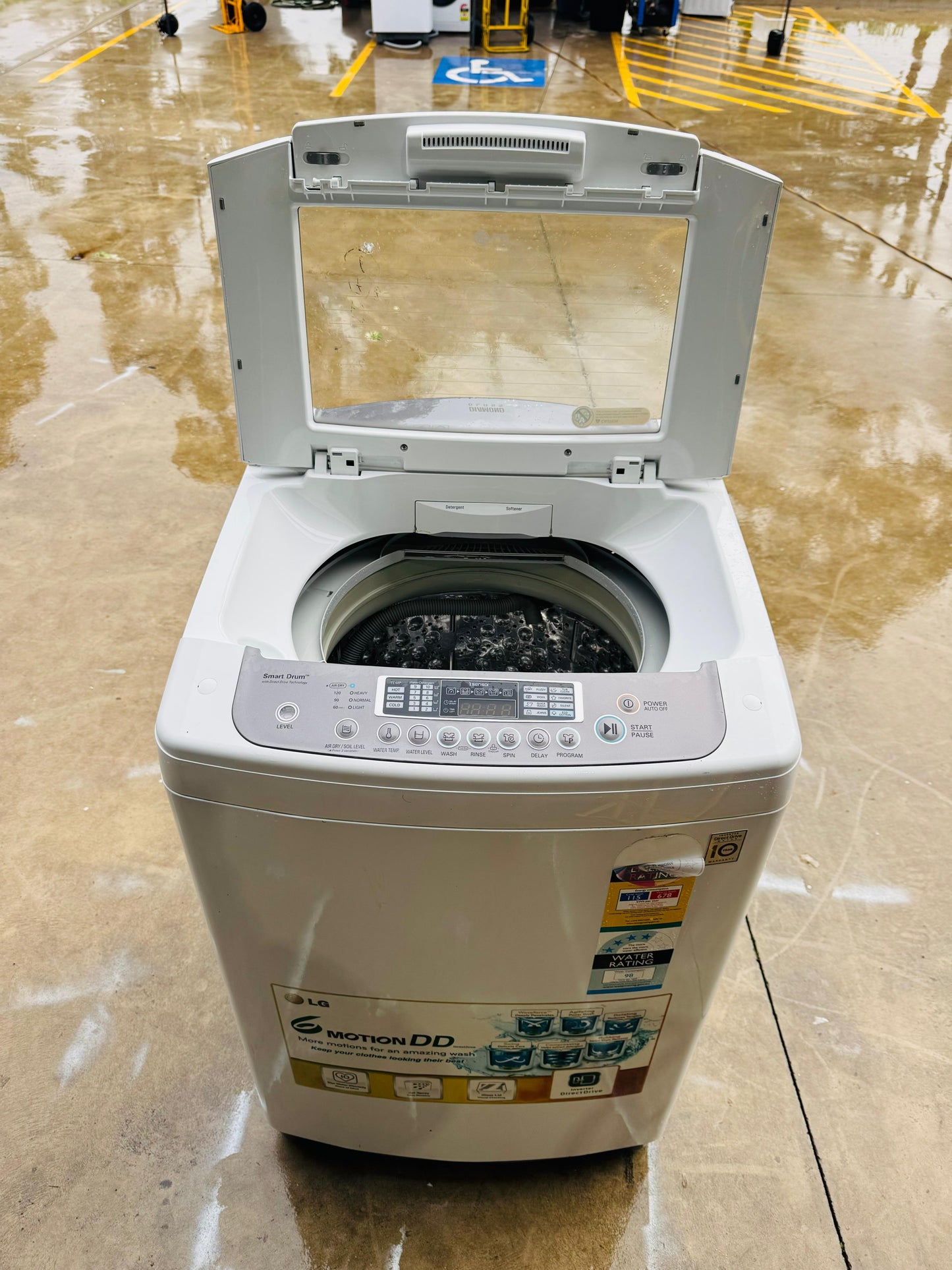 LG 9.5KGS TOP LOADER WASHING MACHINE