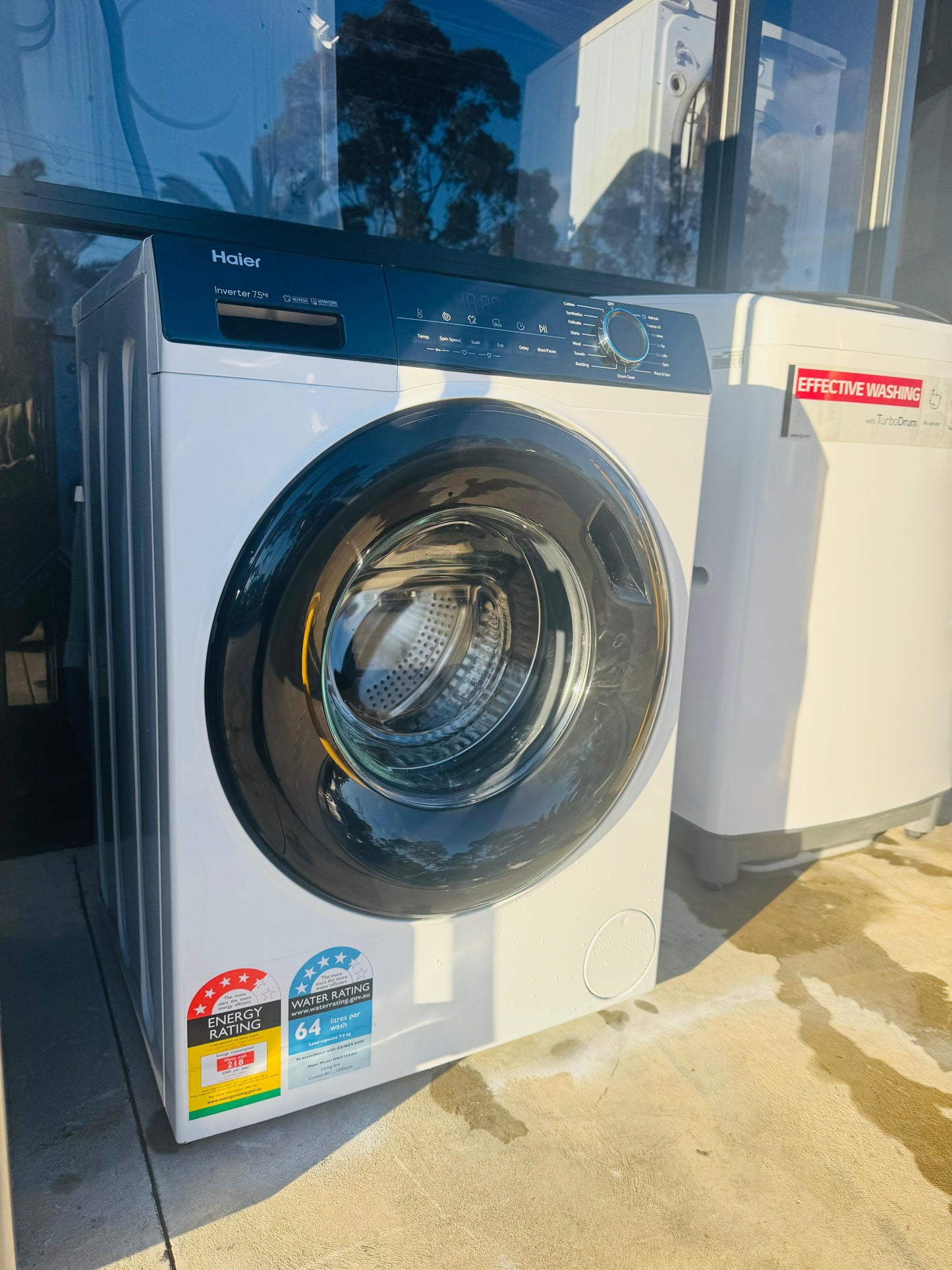 HAIER 7.5 KGS FRONT LOADER WASHING MACHINE