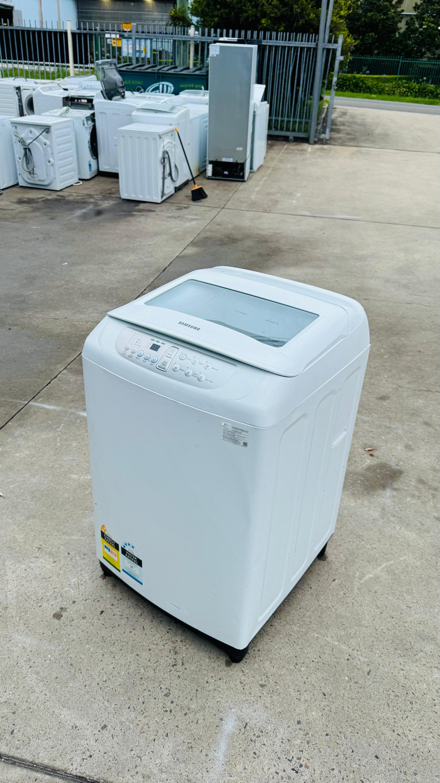 SAMSUNG 6.5KGS TOP LOADER WASHING MACHINE