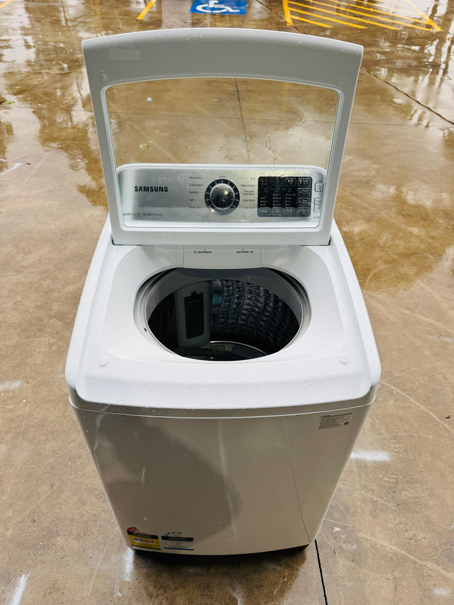 SAMSUNG 8KGS TOP LOADER WASHING MACHINE