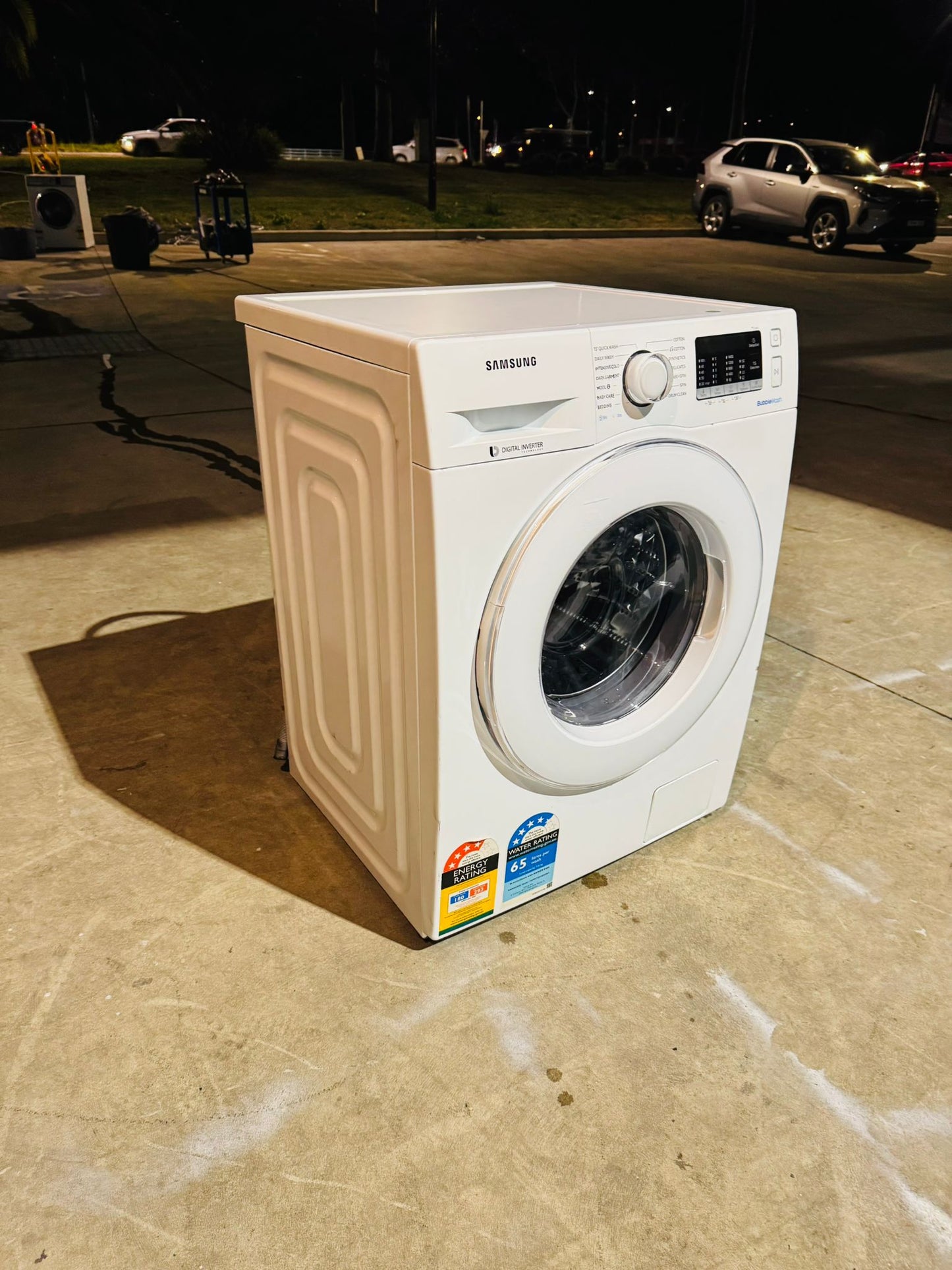 SAMSUNG 7.5 KGS FRONT LOADER WASHING MACHINE