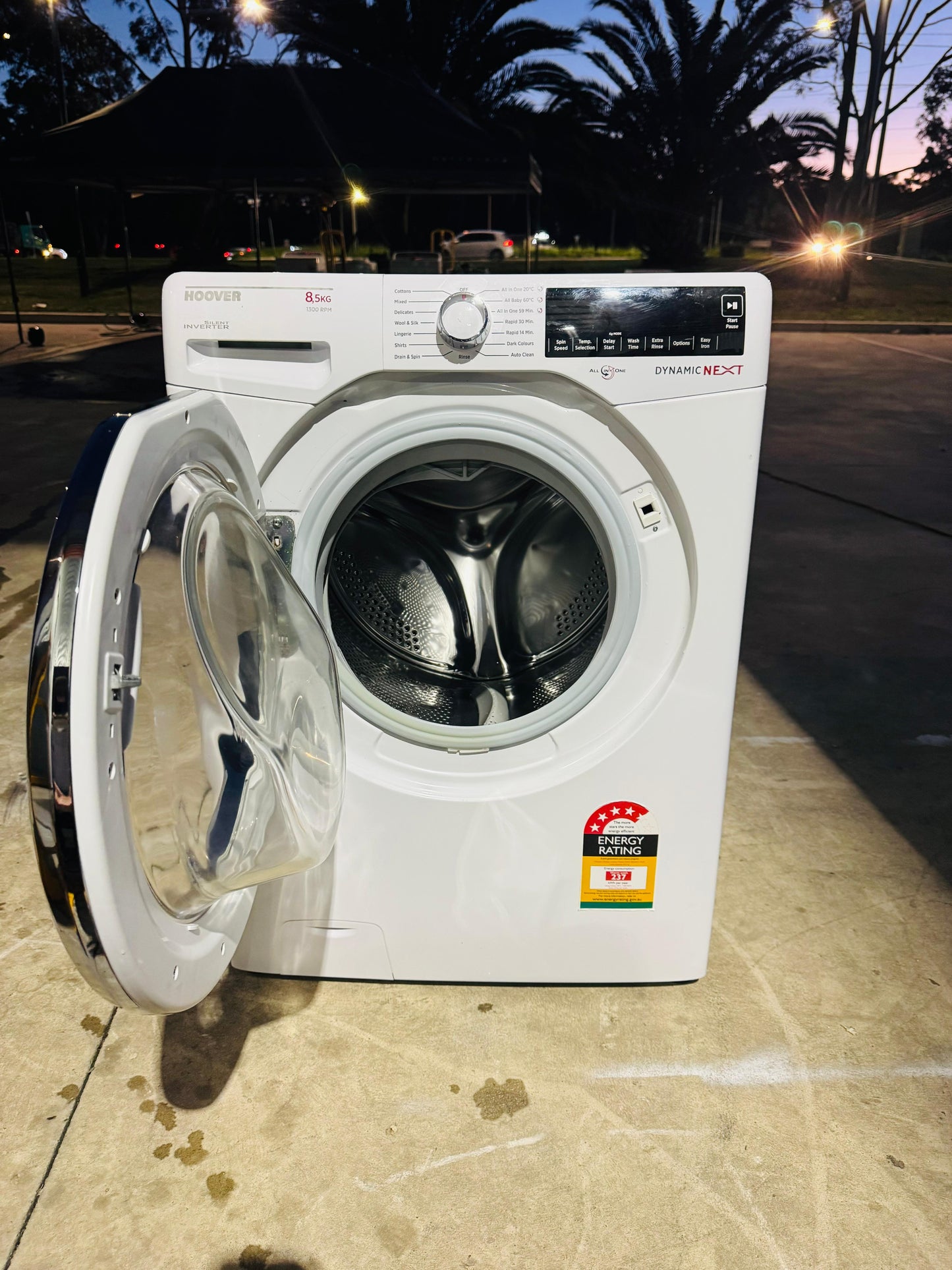 HOOVER 8.5KGS FRONT LOADER WASHING MACHINE