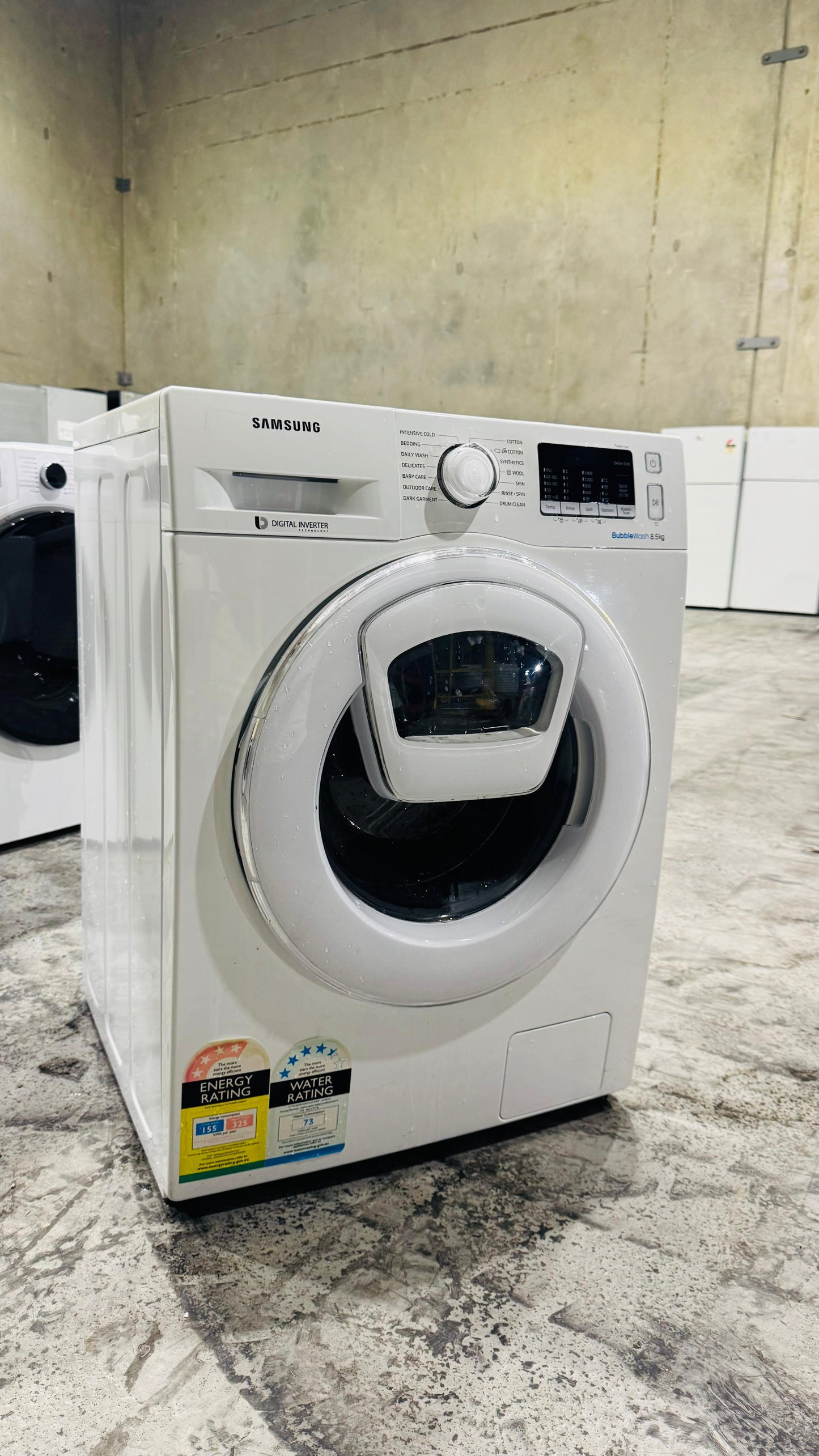 SAMSUNG 8.5KGS FRONT LOADER WASHING MACHINE