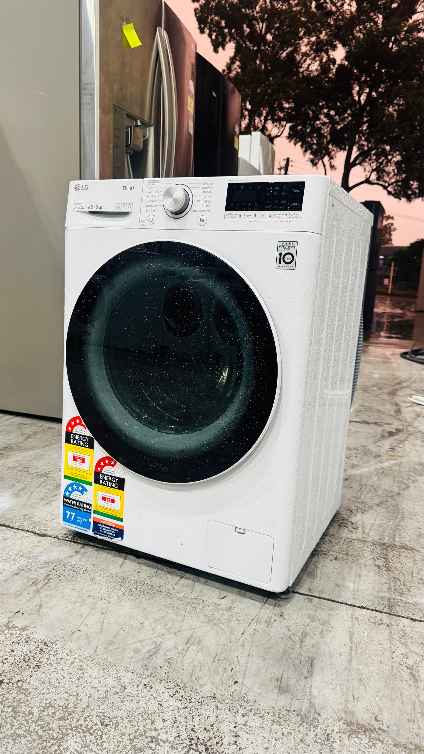 LG 9KGS FRONT LOADER WASHING MACHINE