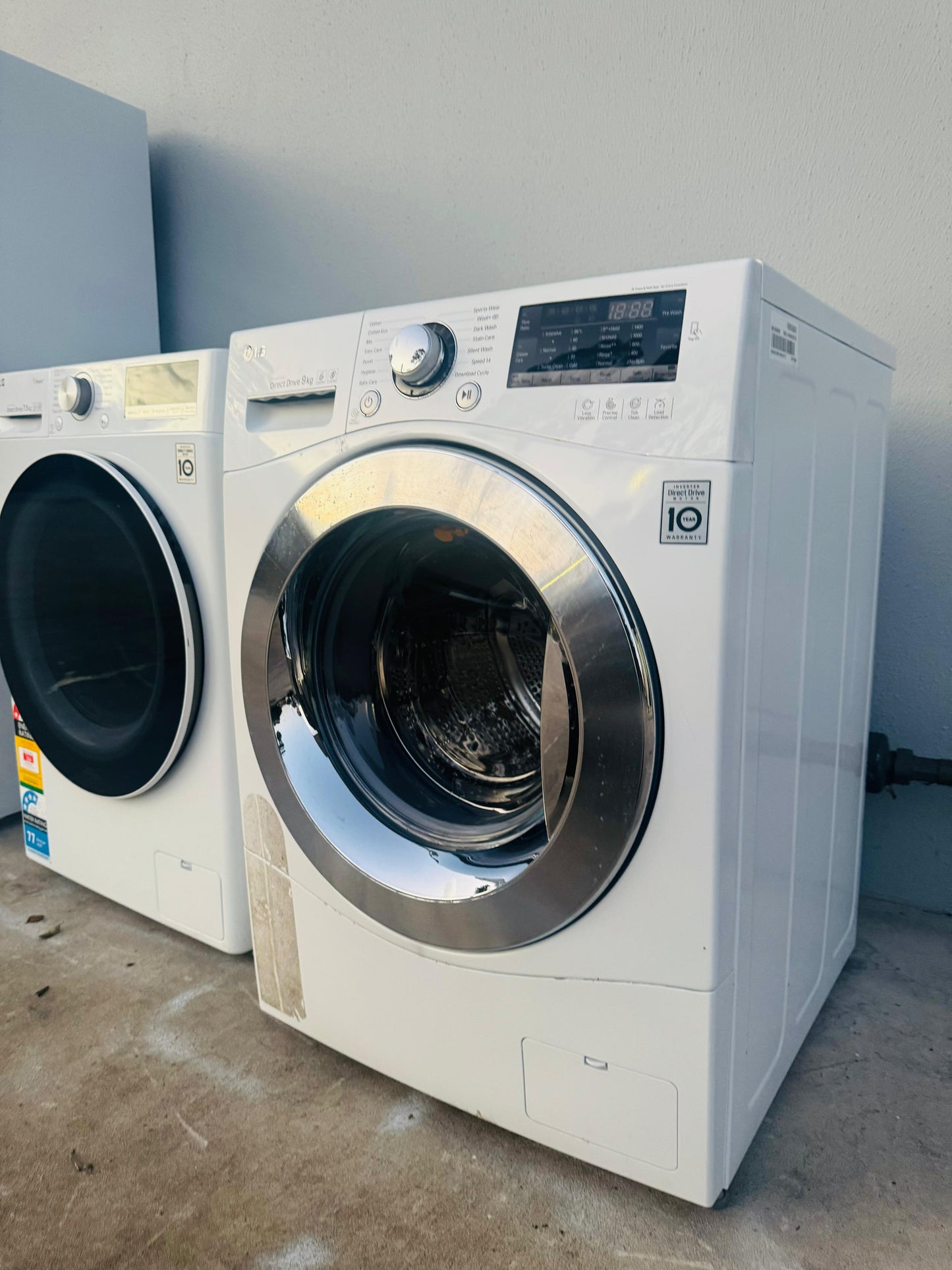 LG 9KGS FRONT LOADER WASHING MACHINE