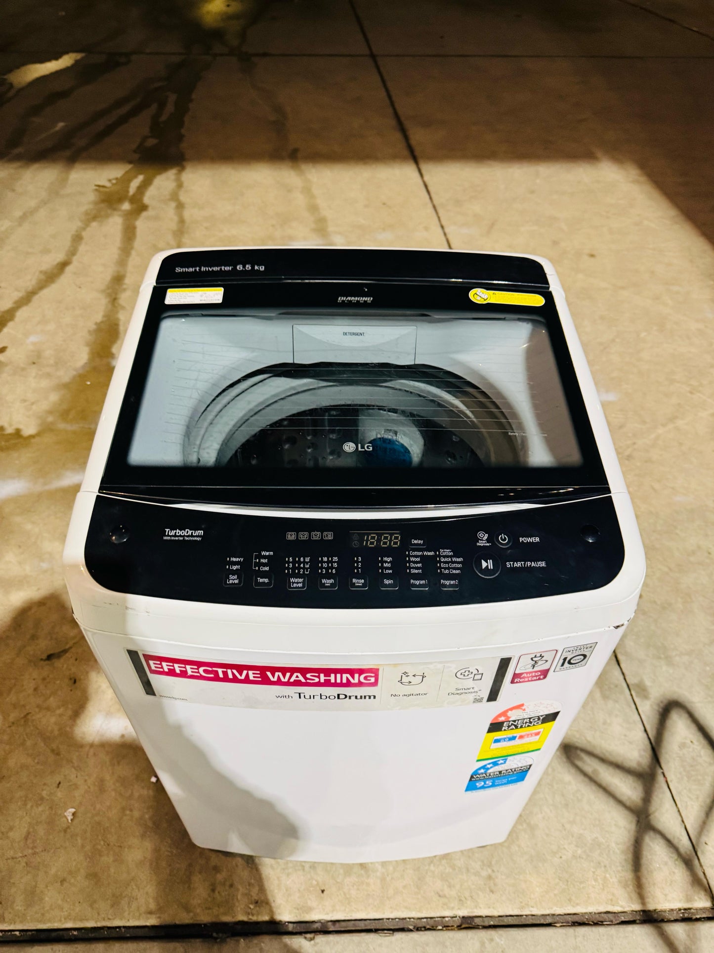 **LG 6.5 KGS TOP LOADER WASHING MACHINE** FREE DELIVERY