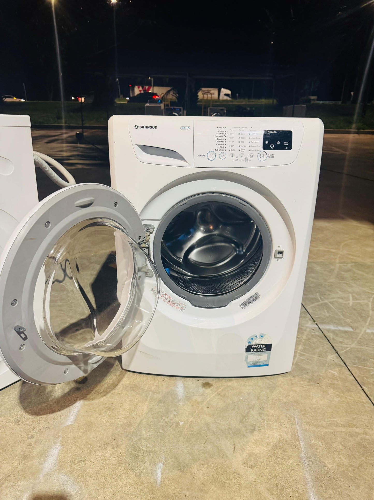 SIMPSON 7KGS FRONT LOADER WASHING MACHINE