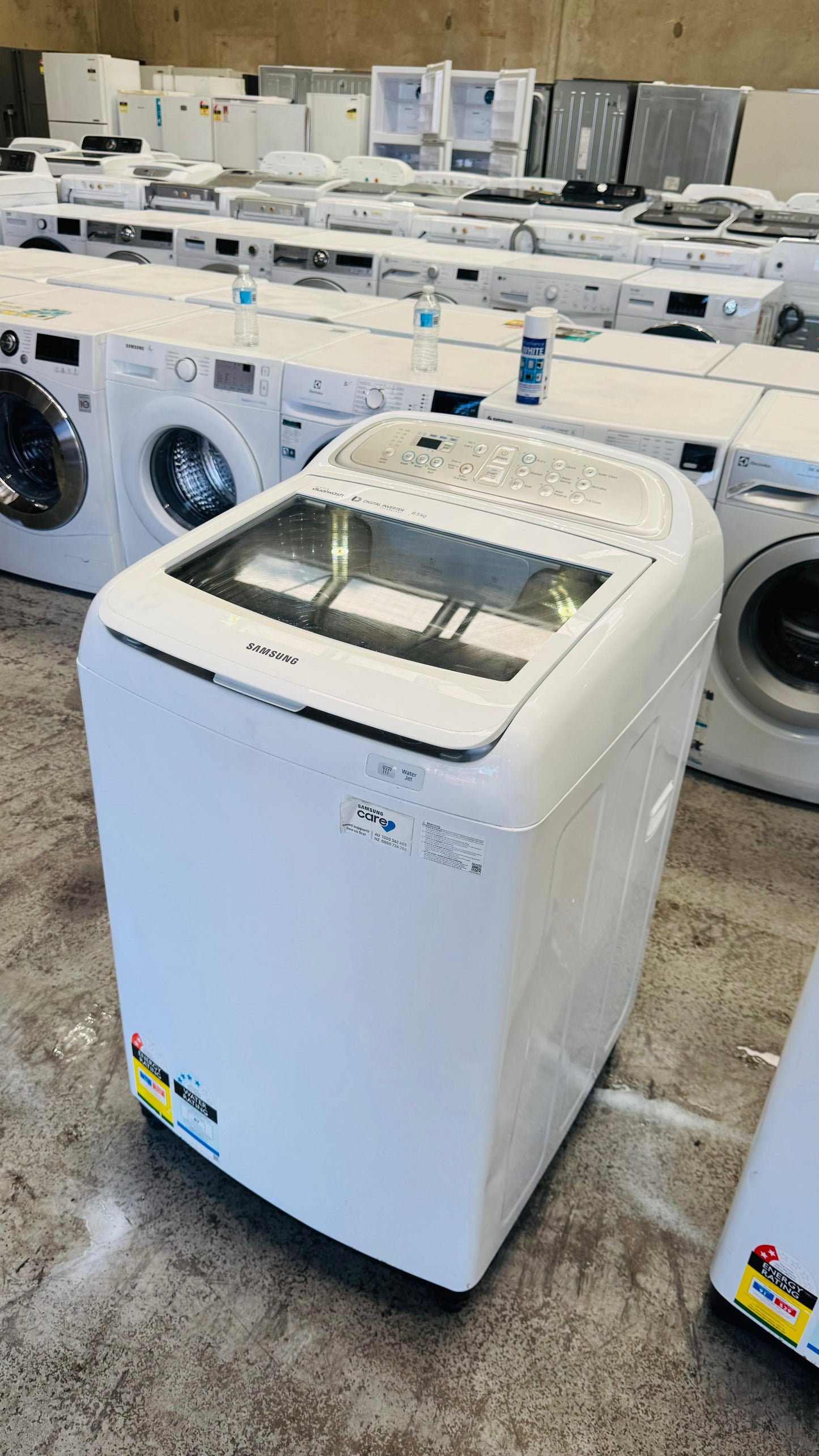 SAMSUNG 8.5KGS TOP LOADER WASHING MACHINE