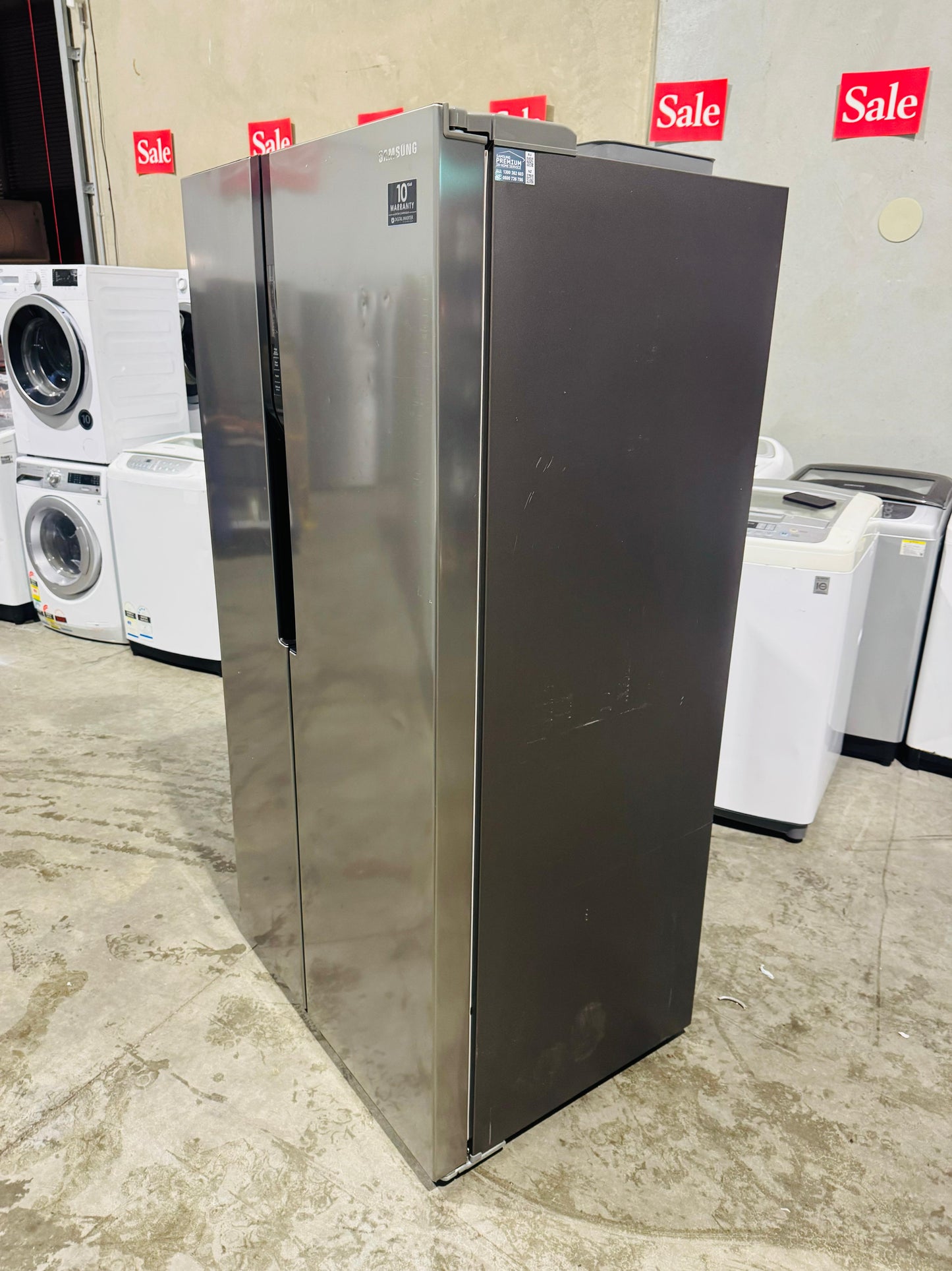 SAMSUNG SIDE BY SIDE DOOR 584 LITRES FRIDGE FREEZER