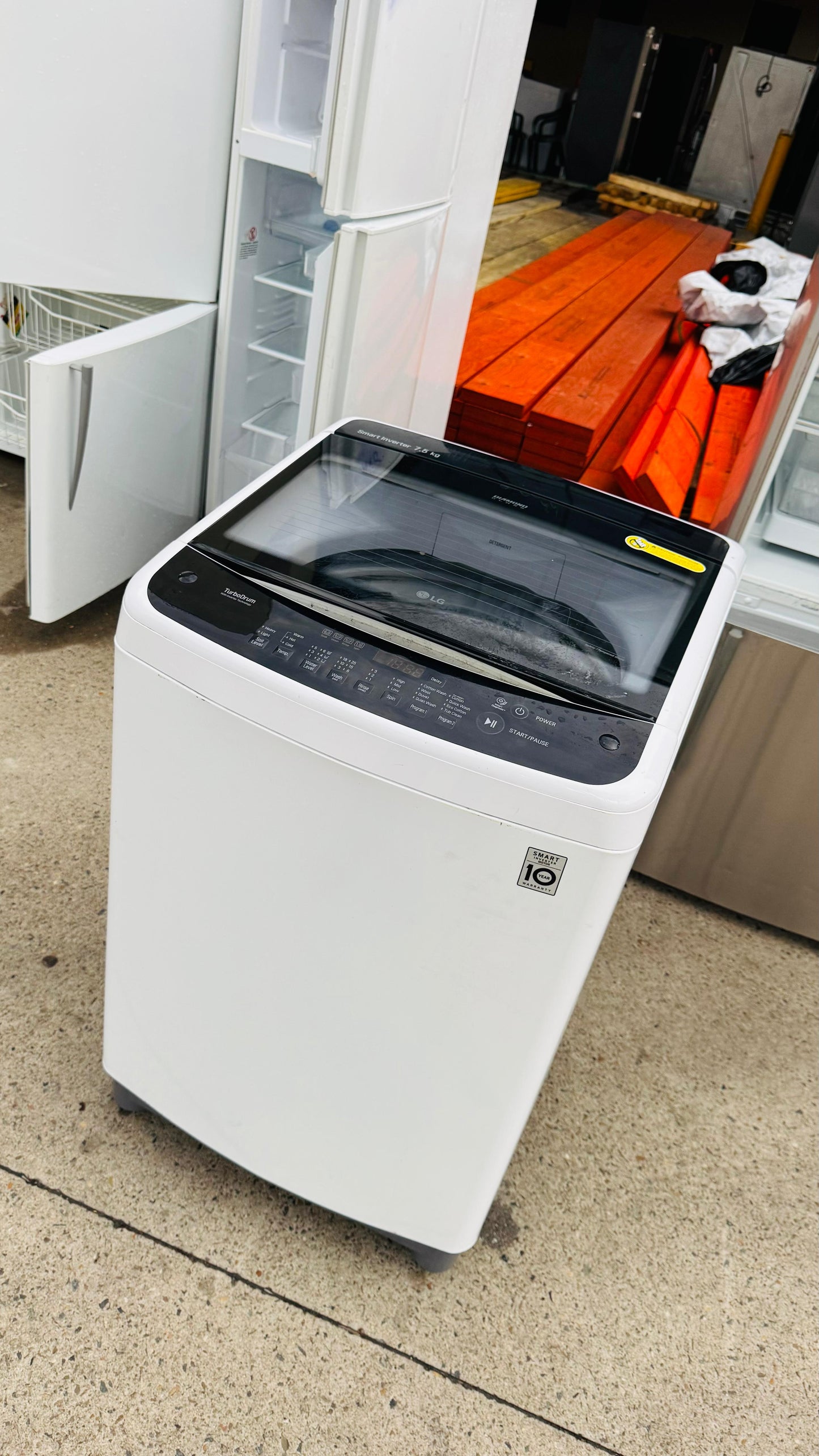 LG 7.5KGS TOP LOADER WASHING MACHINE