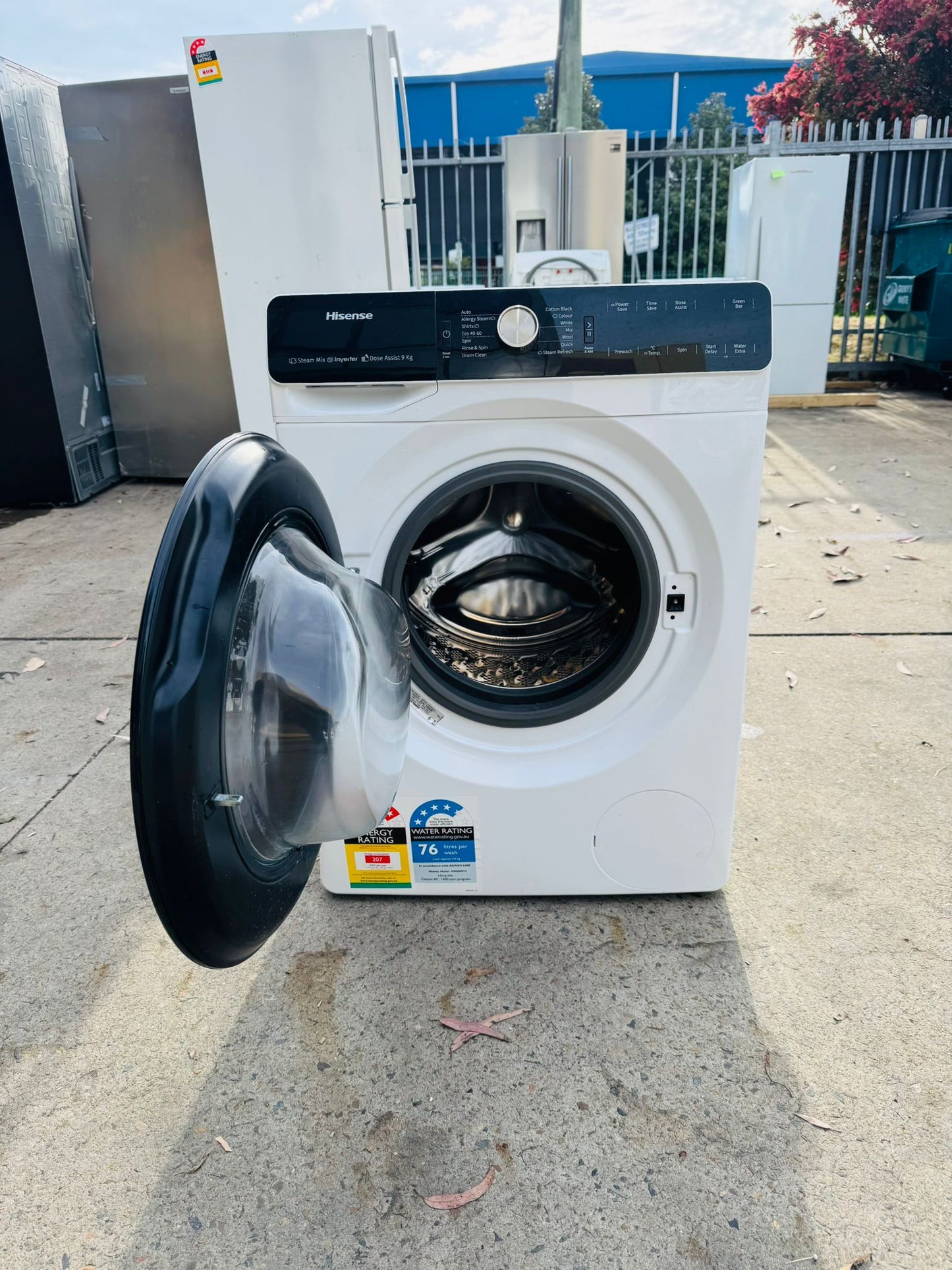 HISENSE 9KGS FRONT LOADER WASHING MACHINE