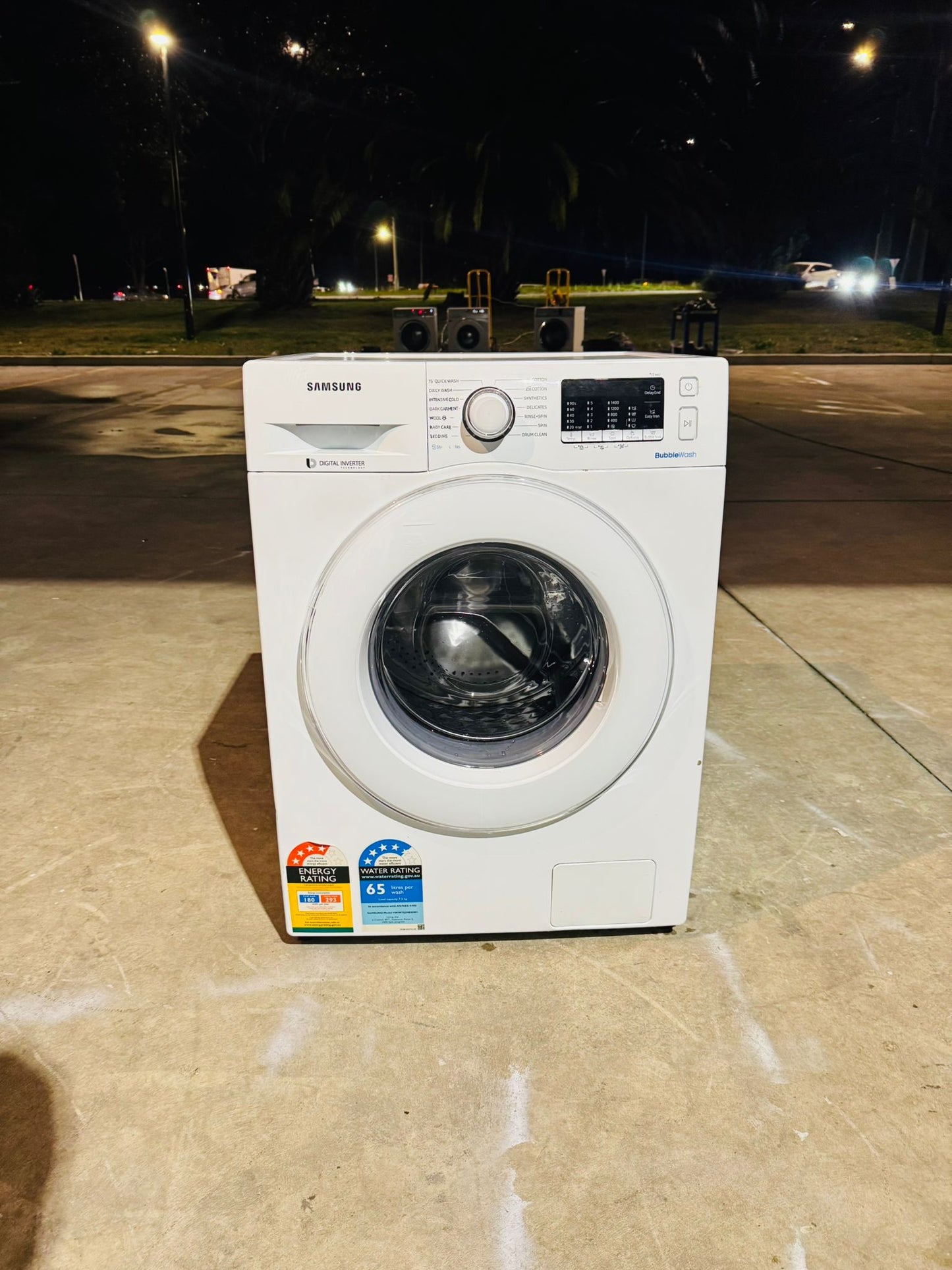 SAMSUNG 7.5 KGS FRONT LOADER WASHING MACHINE