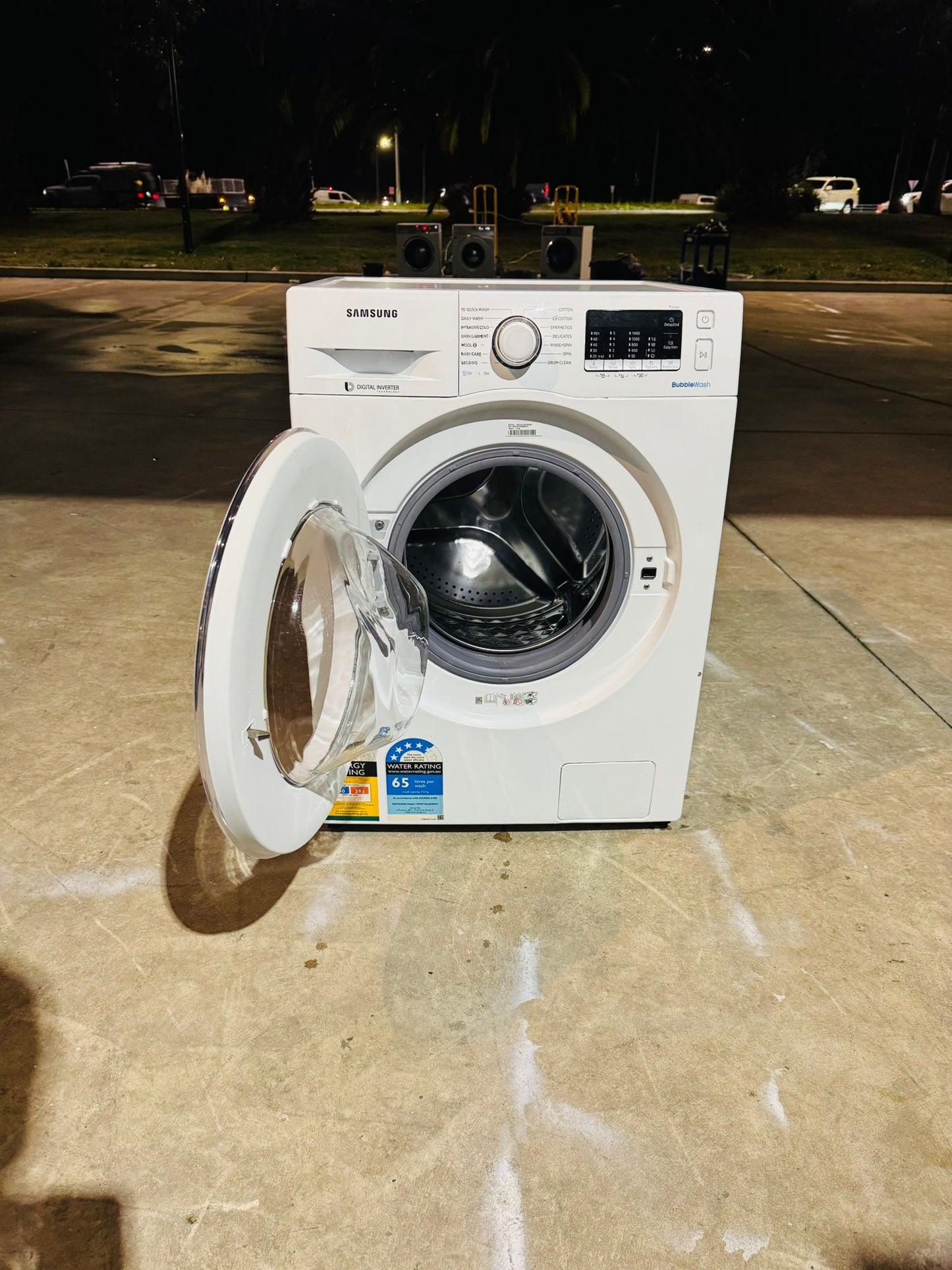 SAMSUNG 7.5 KGS FRONT LOADER WASHING MACHINE