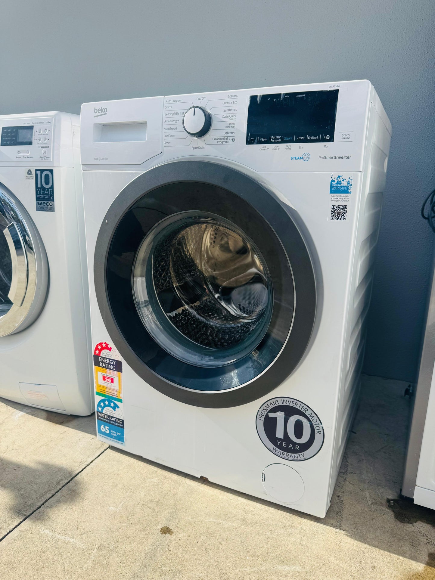 BEKO 7.5 KGS FRONT LOADER WASHING MACHINE