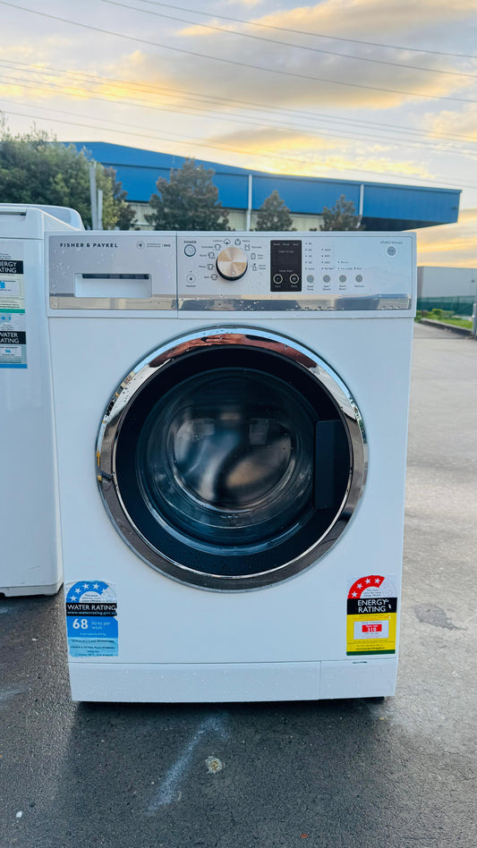 FISHER AND PAYKEL 8KGS FRONT LOADER WASHING MACHINE
