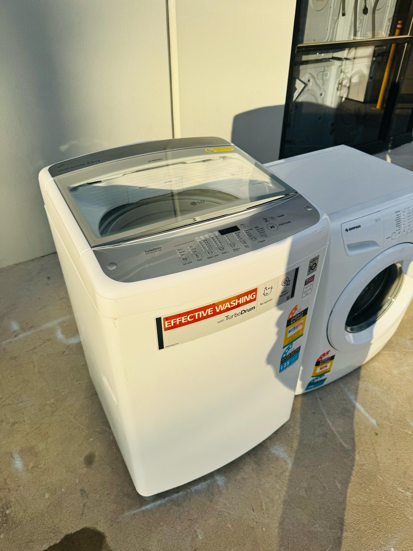 **LG 8.5 KGS TOP LOADER WASHING MACHINE** FREE DELIVERY