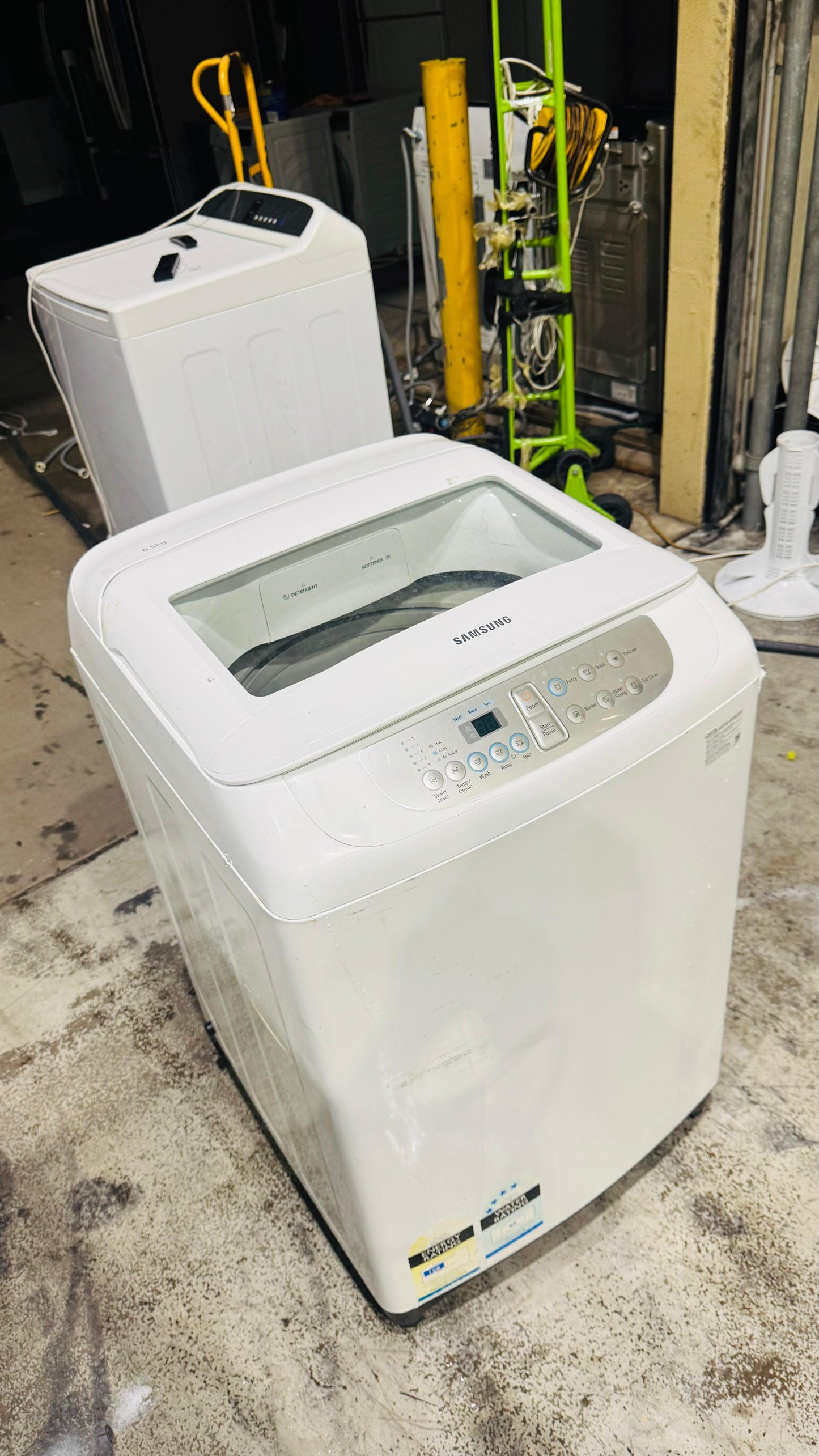 SAMSUNG 6.5KGS TOP LOADER WASHING MACHINE