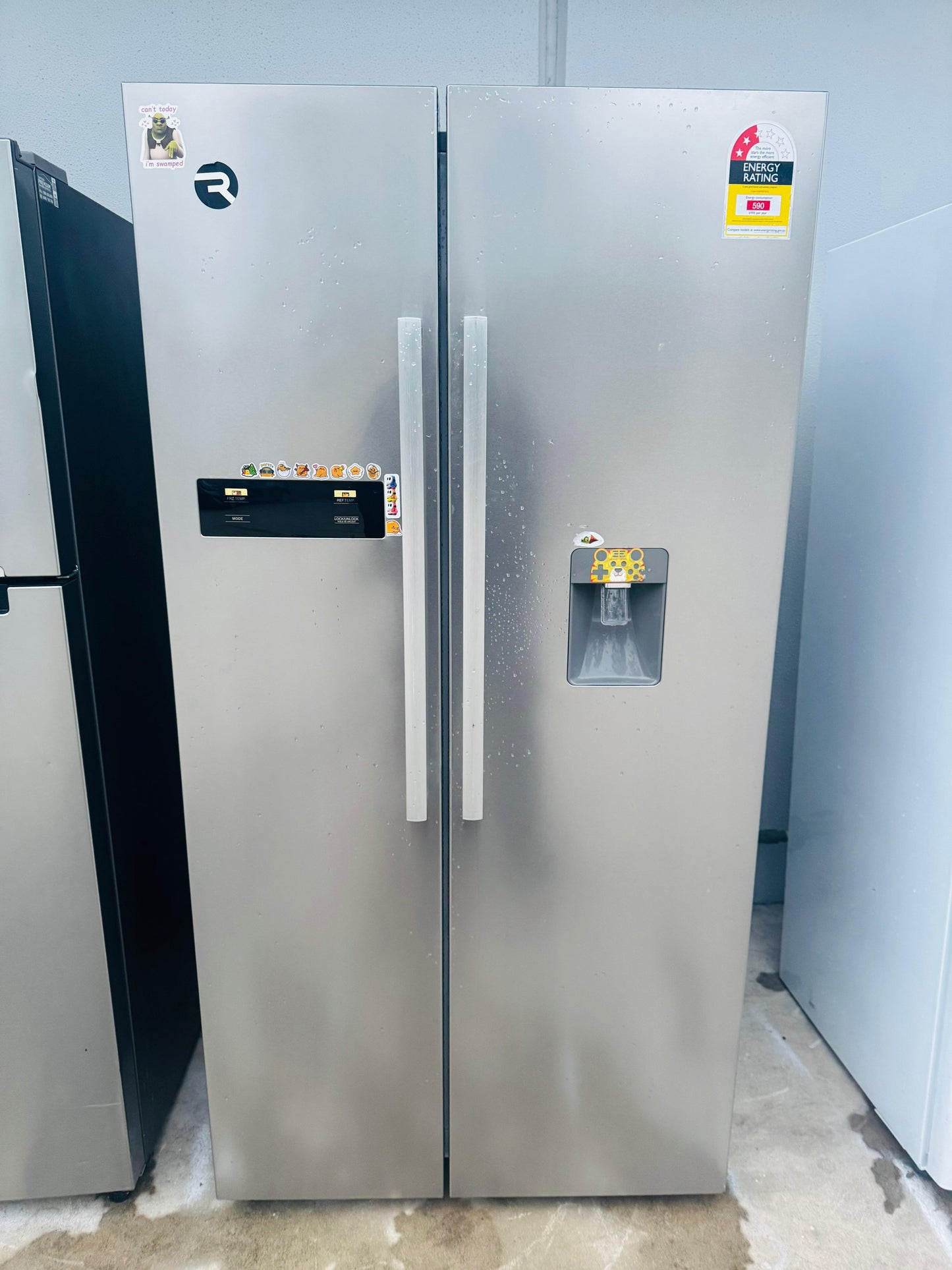 KOGAN 527 LITRES SIDE BY SIDE DOOR FRIDGE FREEZER