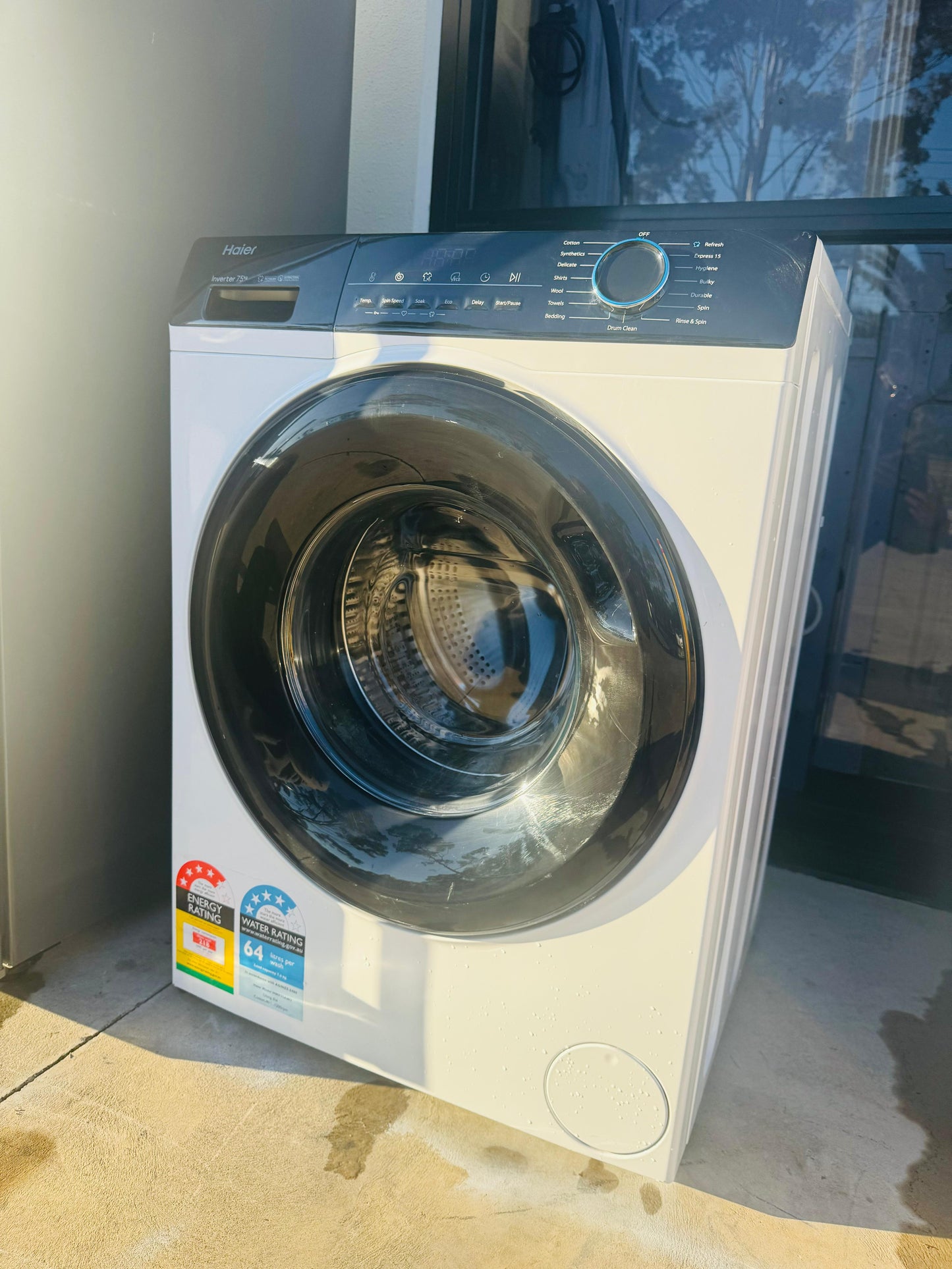 HAIER 7.5 KGS FRONT LOADER WASHING MACHINE