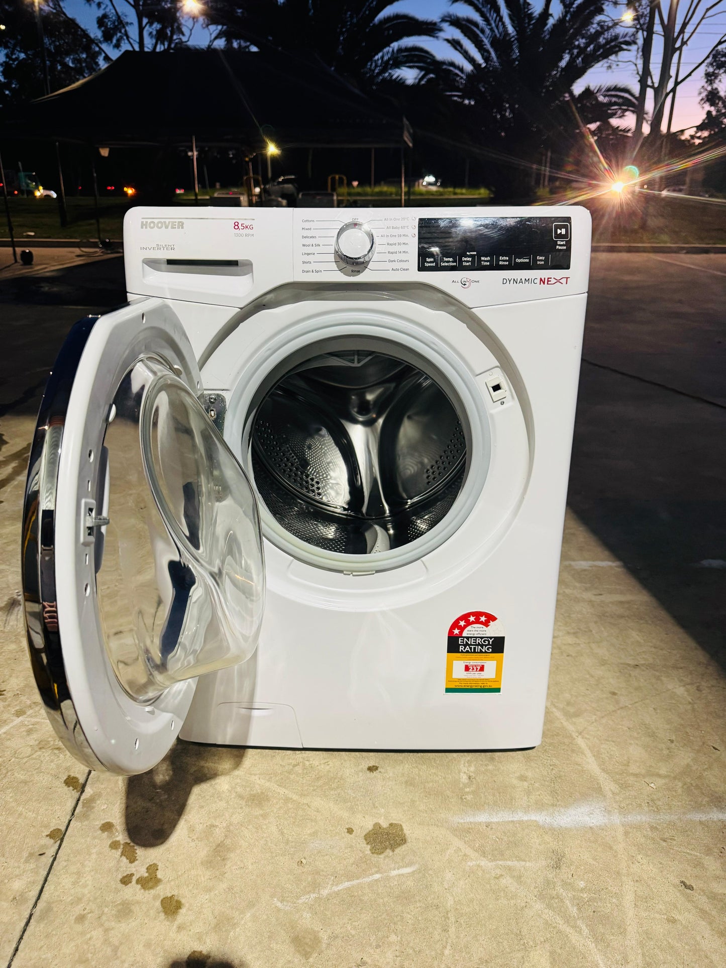 HOOVER 8.5KGS FRONT LOADER WASHING MACHINE