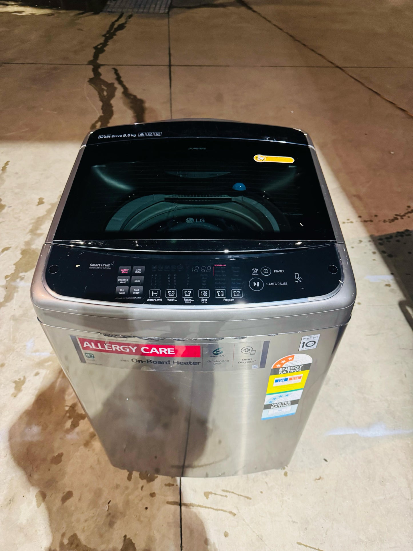 **LG 9.5KGS TOP LOADER WASHING MACHINE** FREE DELIVERY