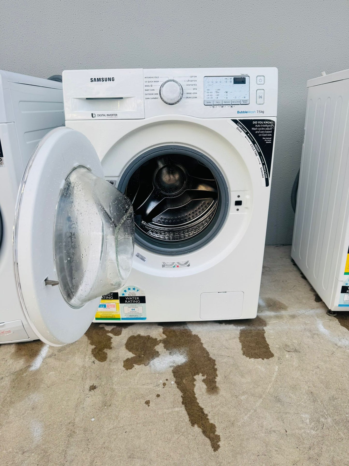 SAMSUNG 7.5 KGS FRONT LOADER WASHING MACHINE