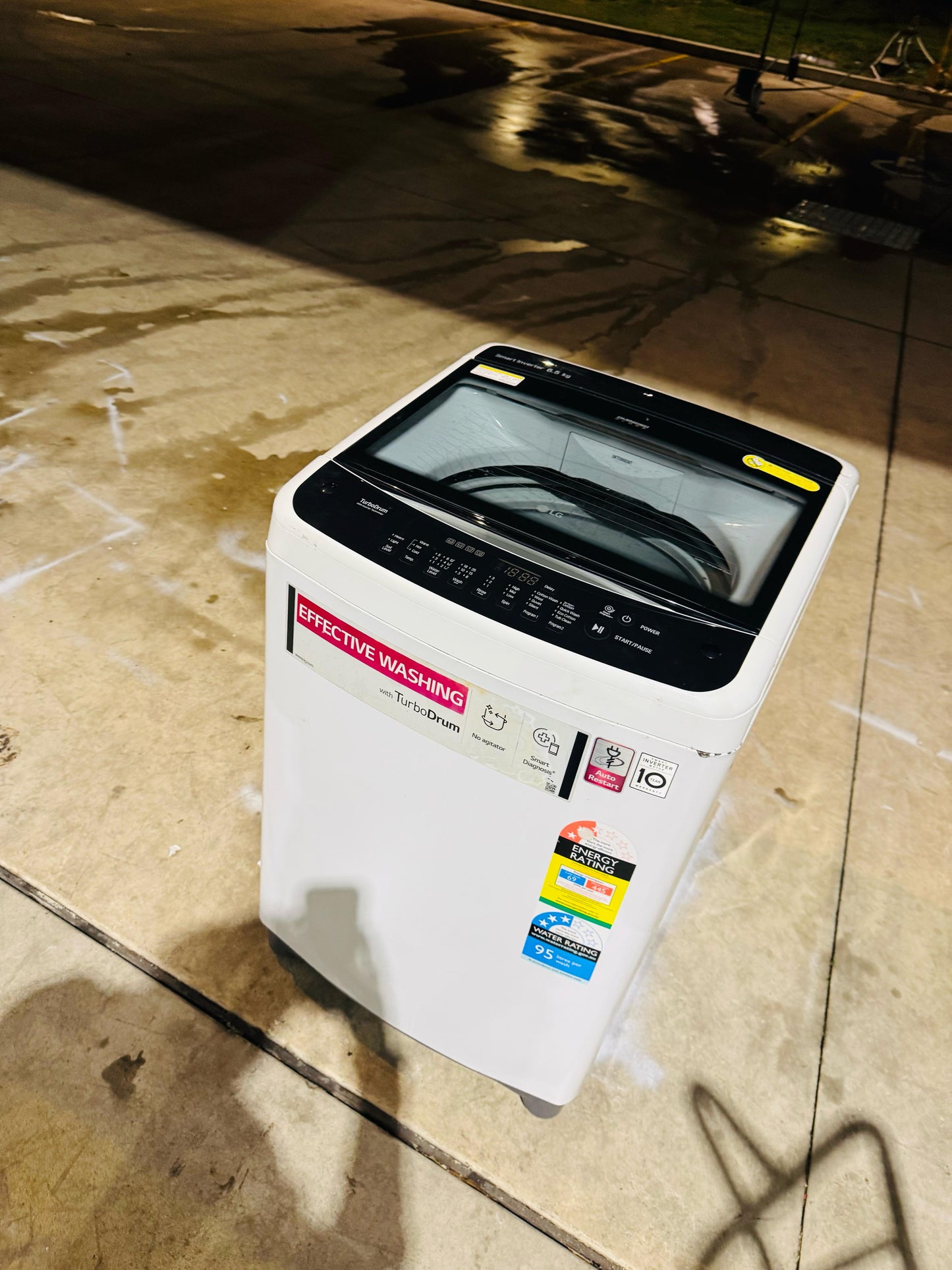 **LG 6.5 KGS TOP LOADER WASHING MACHINE** FREE DELIVERY
