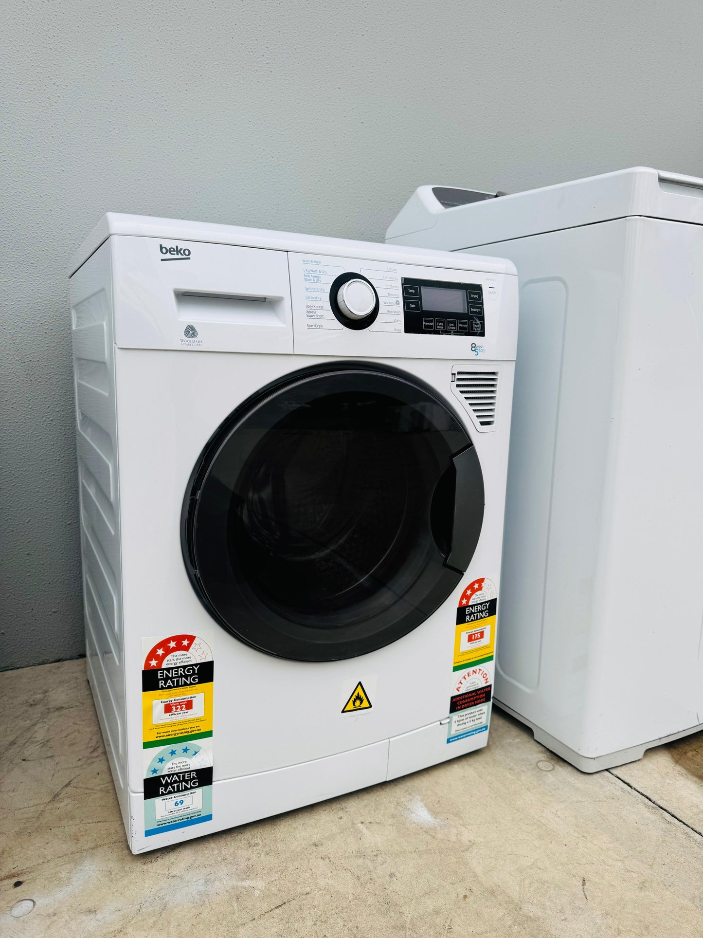 BEKO 8KGS FRONT LOADER WASHING MACHINE